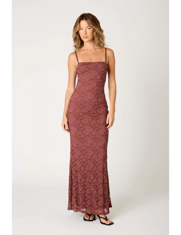 Vetiver Dress, Cocoa