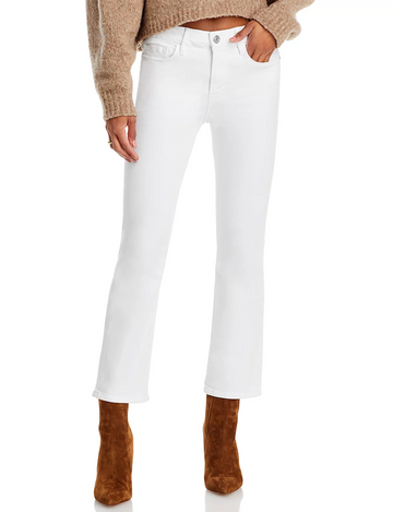 Le Crop Mini Boot, Blanc