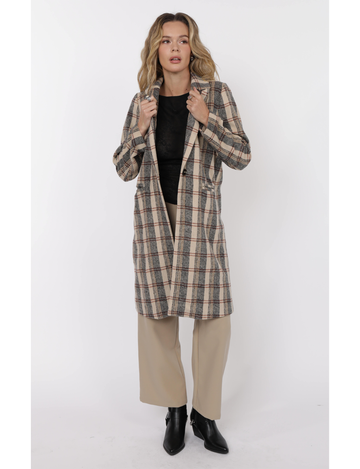 Steady Coat, Camel/Multi