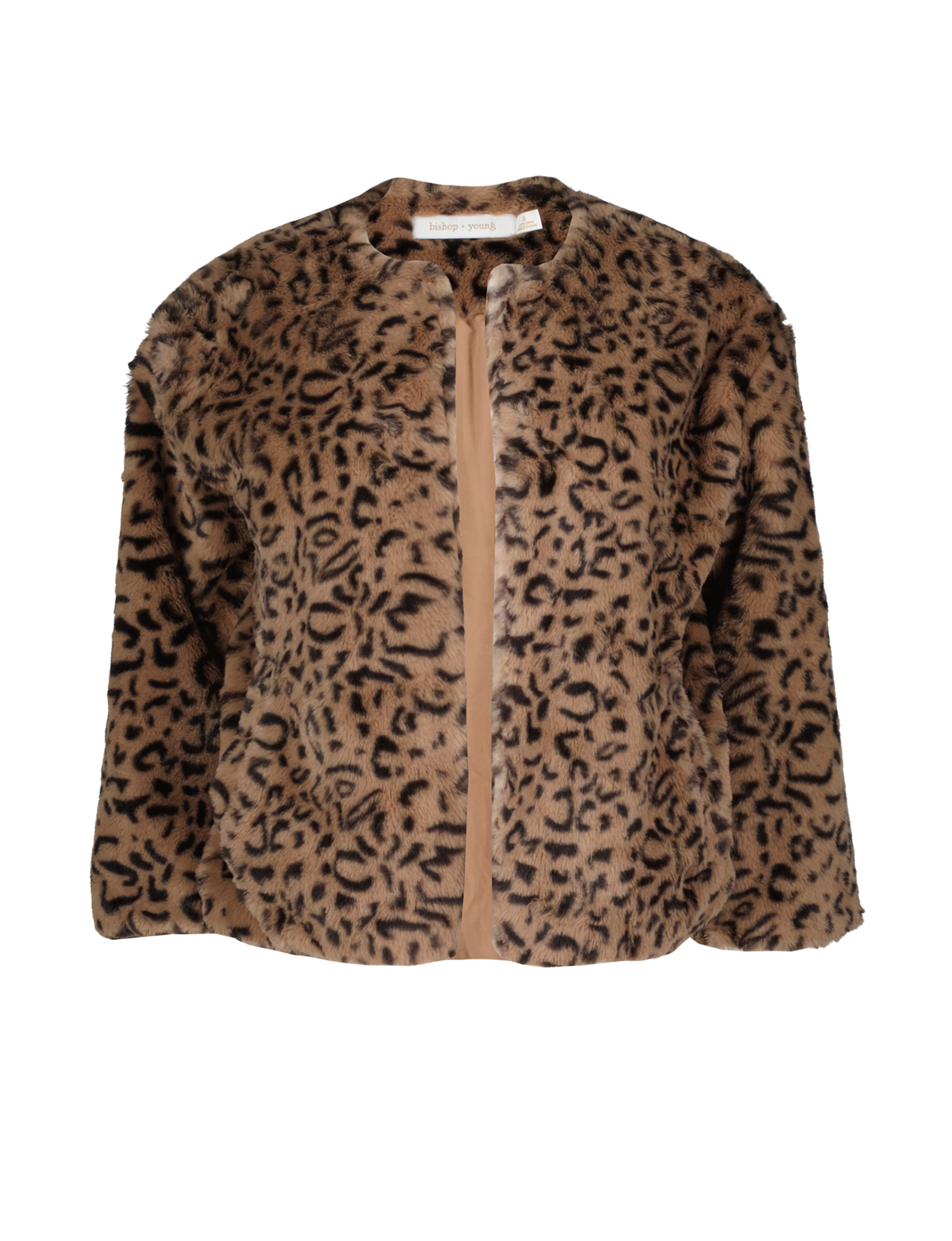 Mica Faux Fur Jacket, Leopard