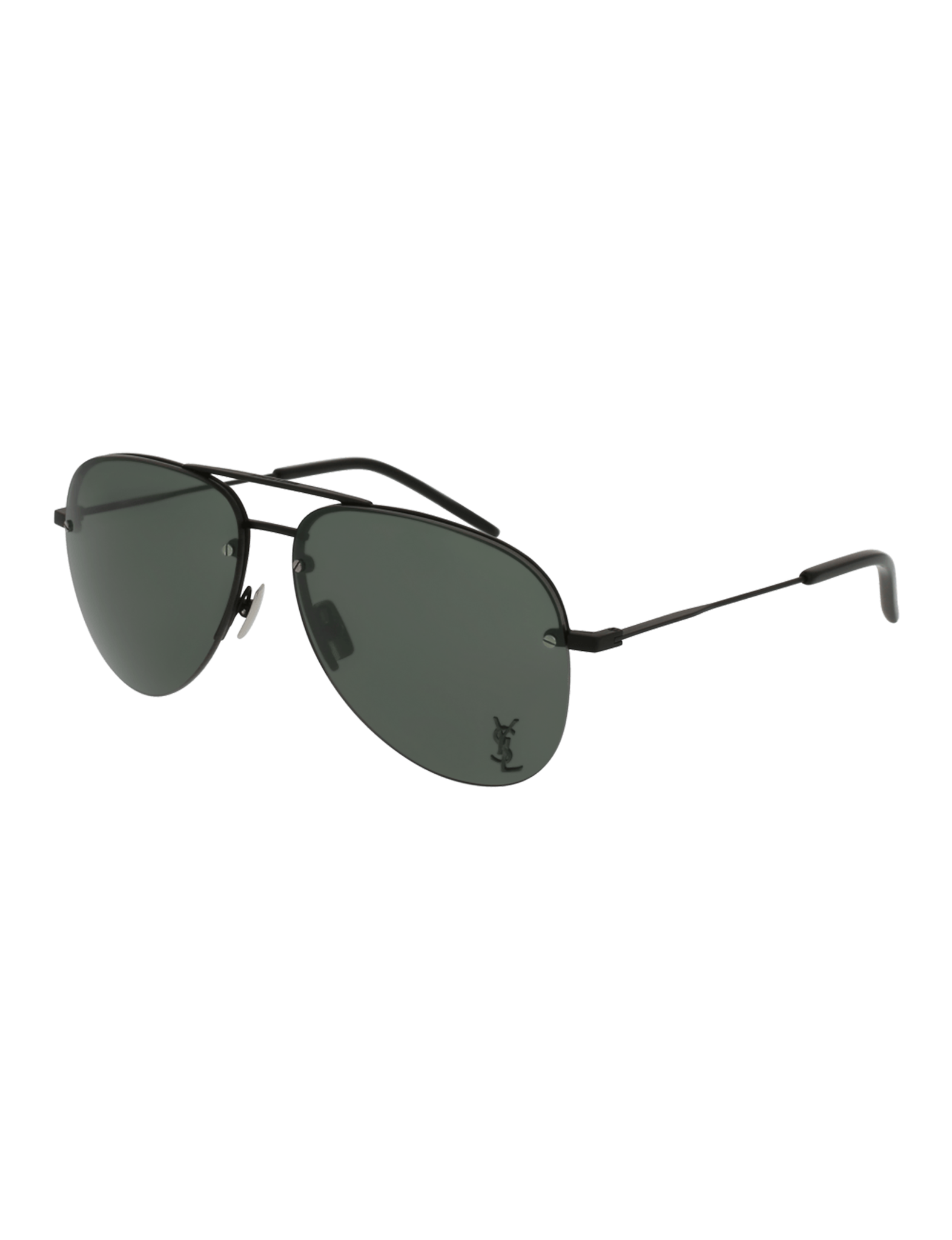 YSL CLASSIC11M-001 Sunglasses, Black/Grey