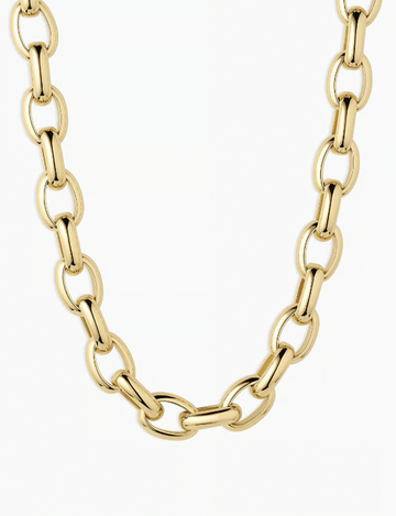 Avery Statement Necklace, Gold