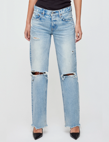 Odessa Low Straight, Light Blue