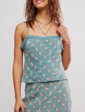 Bali Margot Top, Mineral Blue