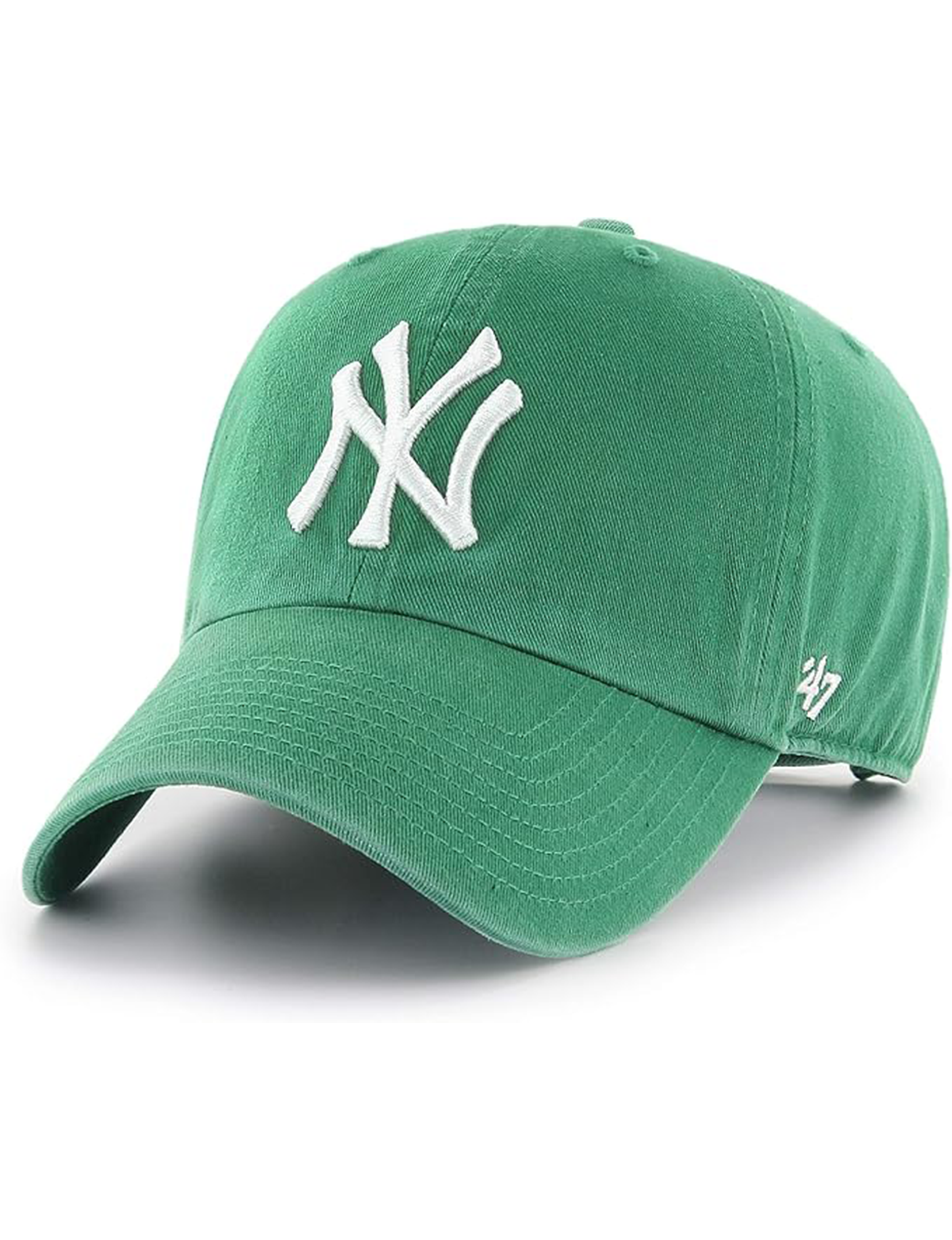 NY Yankees Basic Ball Cap, Kelly Green/White