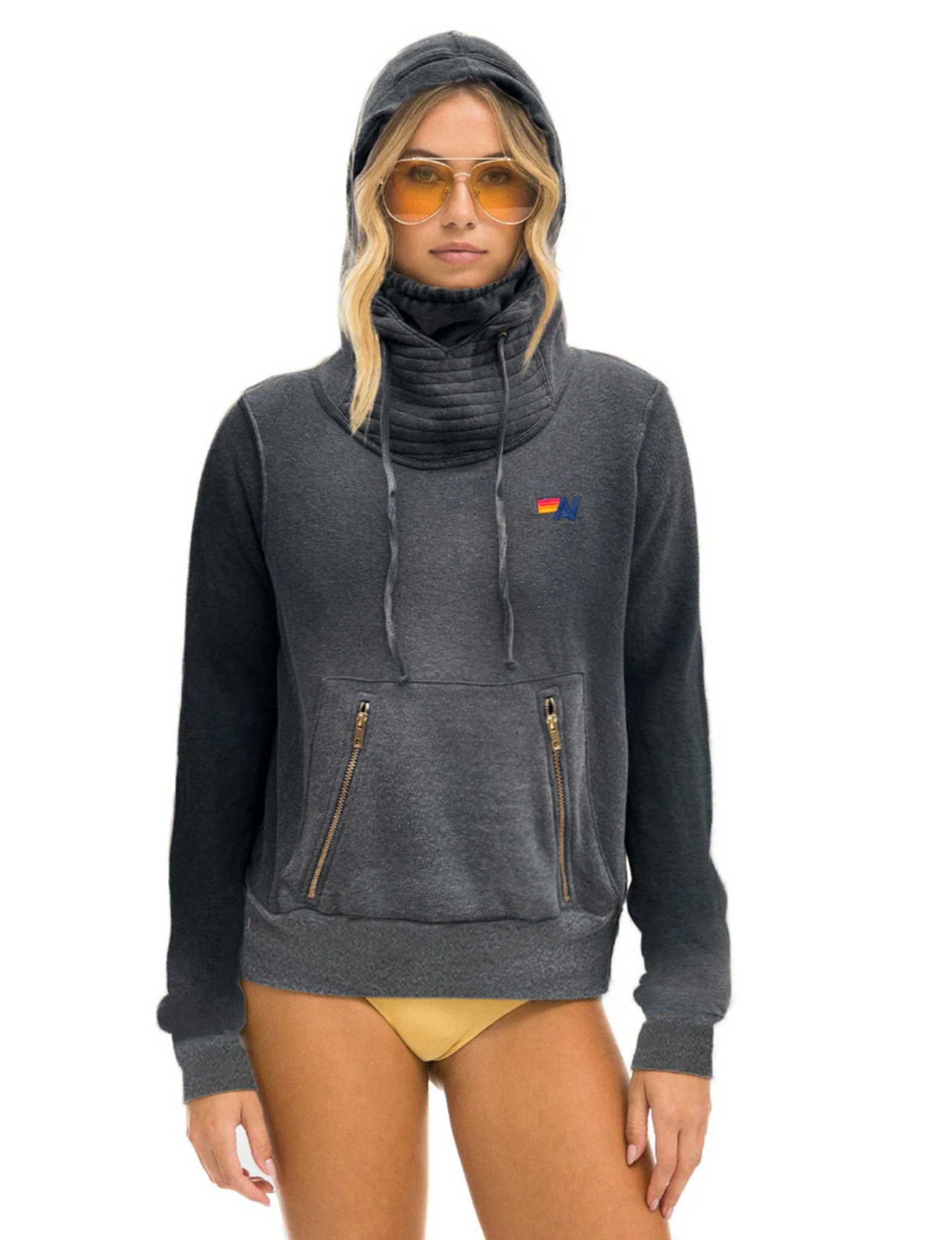 Ninja Pullover Hoodie, Faded Smoke