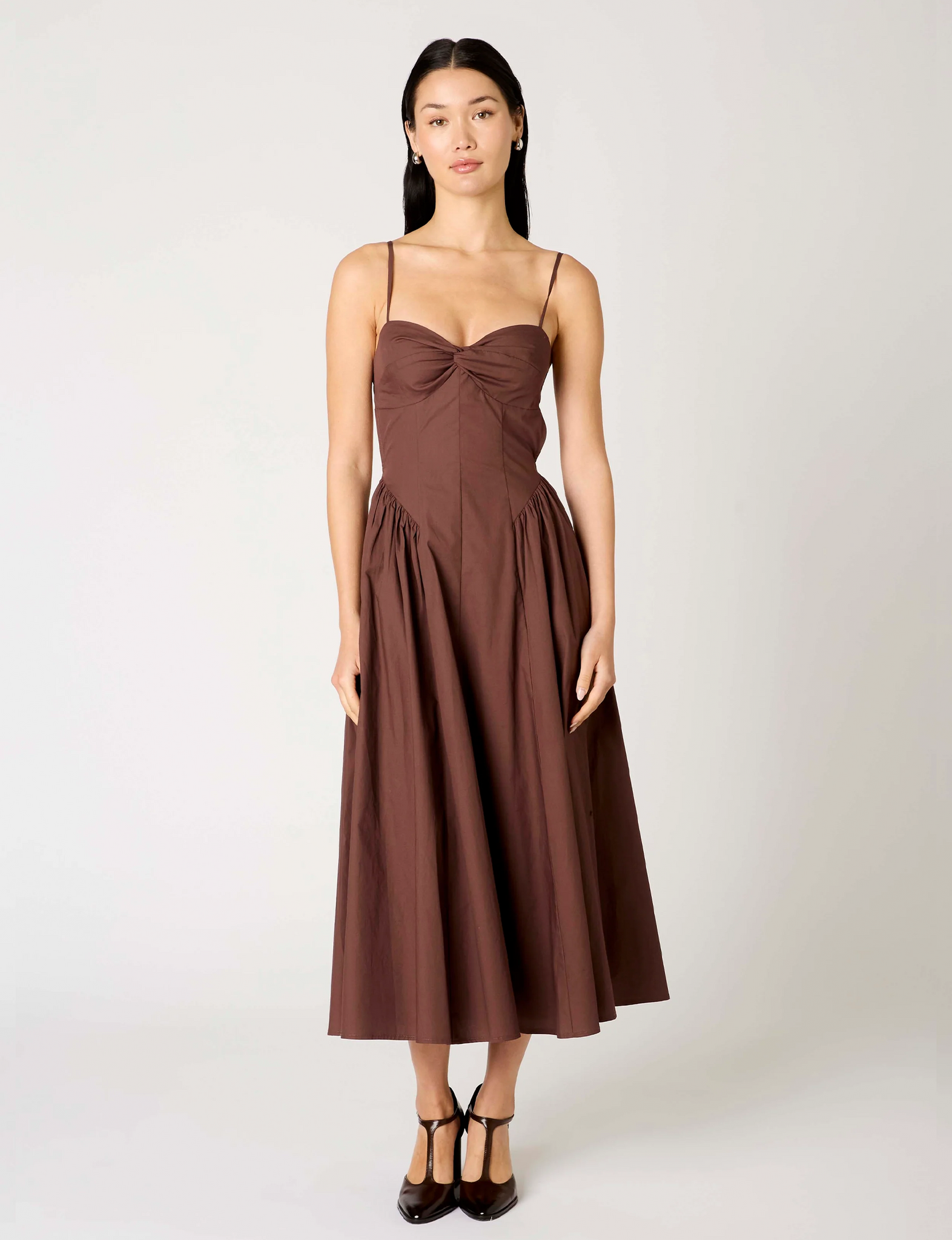 Destene Dress, Chocolate