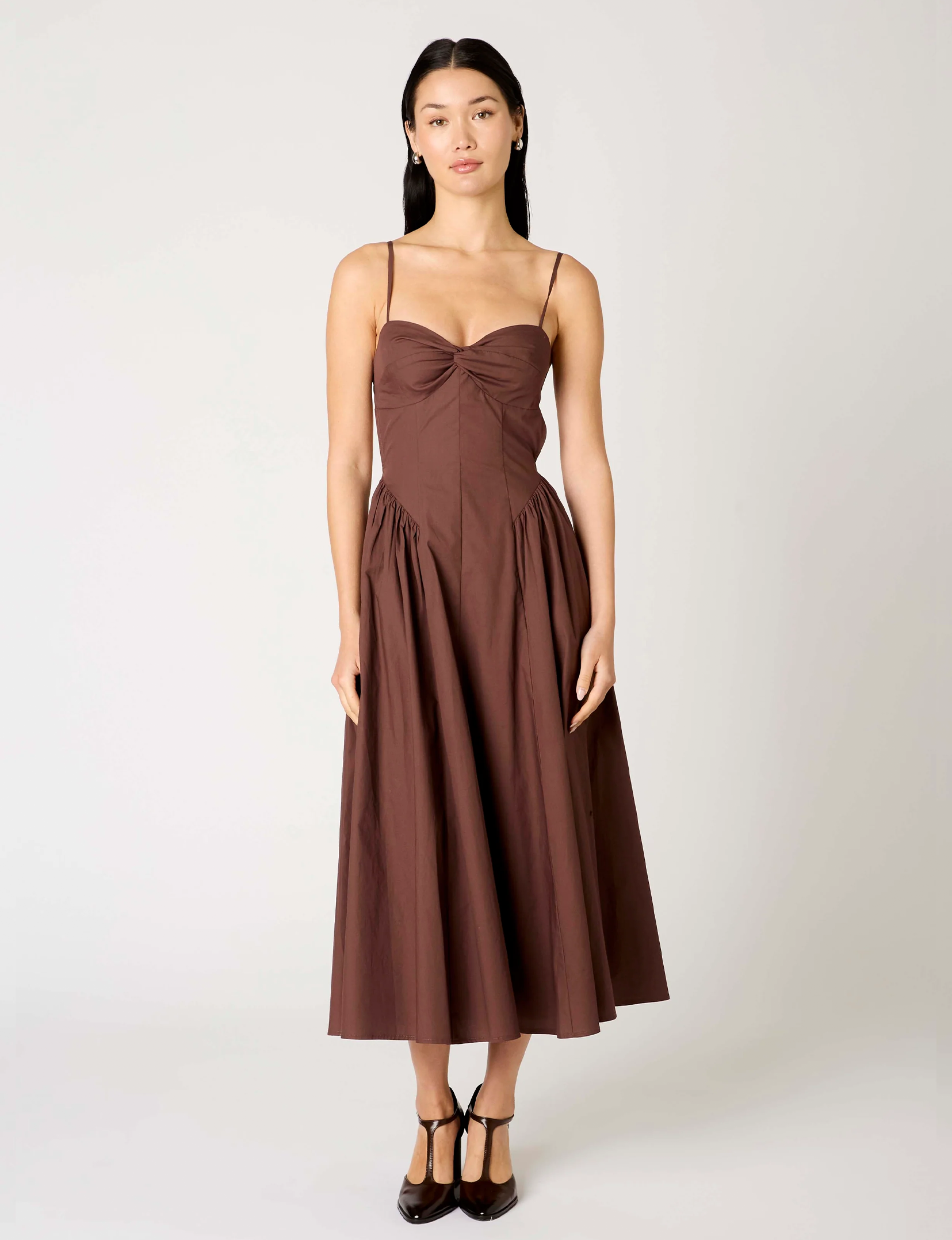 Destene Dress, Chocolate