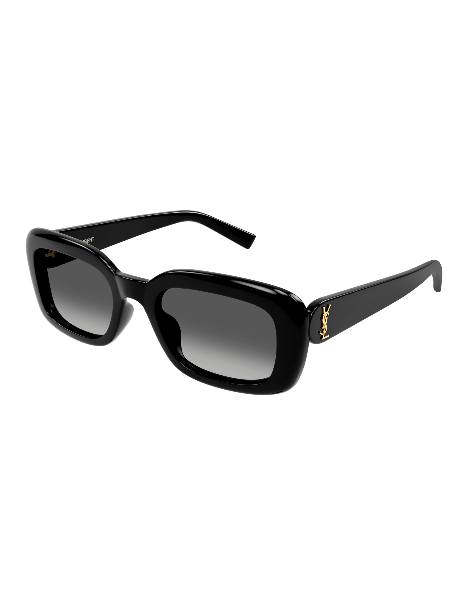YSL SLM130/F-002 Sunglasses, Black/Grey