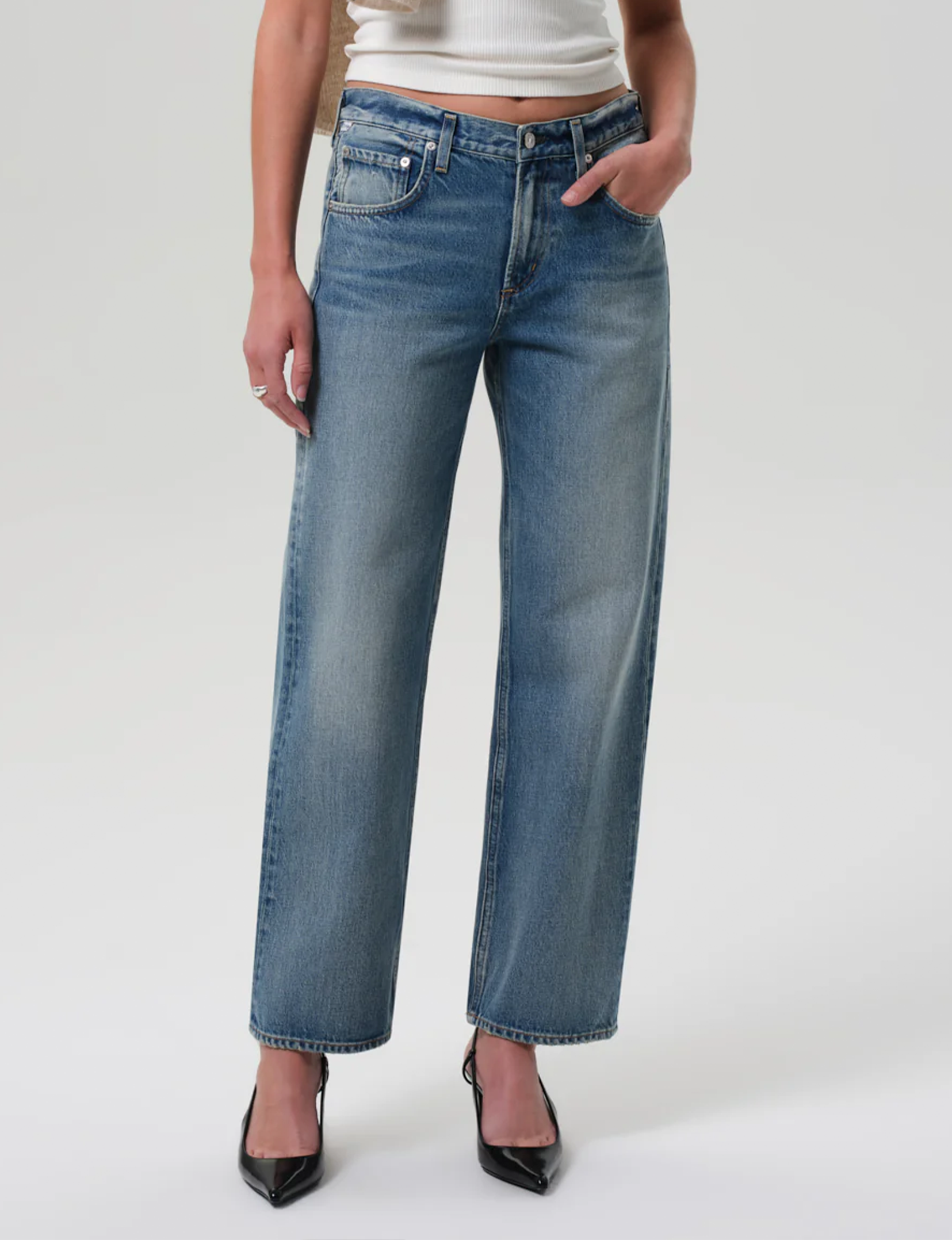 Lindz Low Rise Straight, Bijou