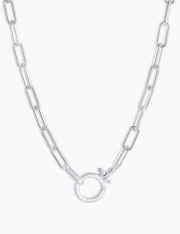 Parker Necklace, Silver
