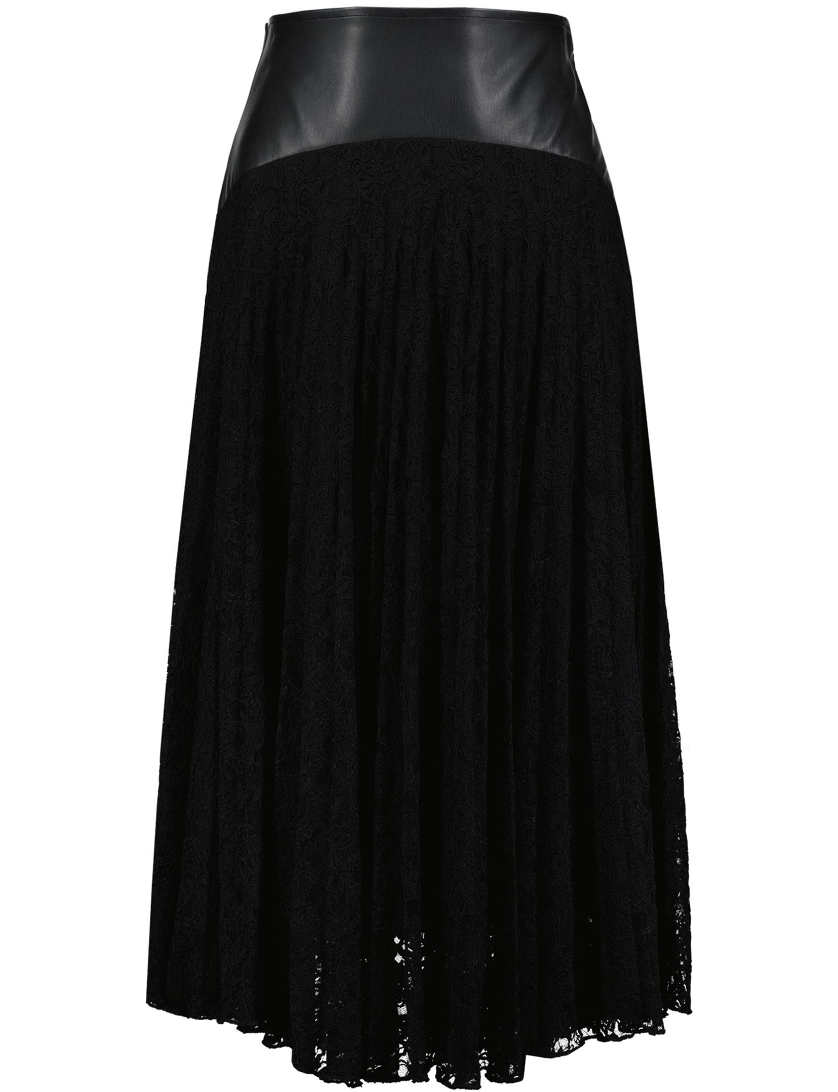 Camille Midi Skirt, Black