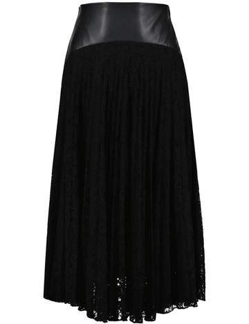 Camille Midi Skirt, Black