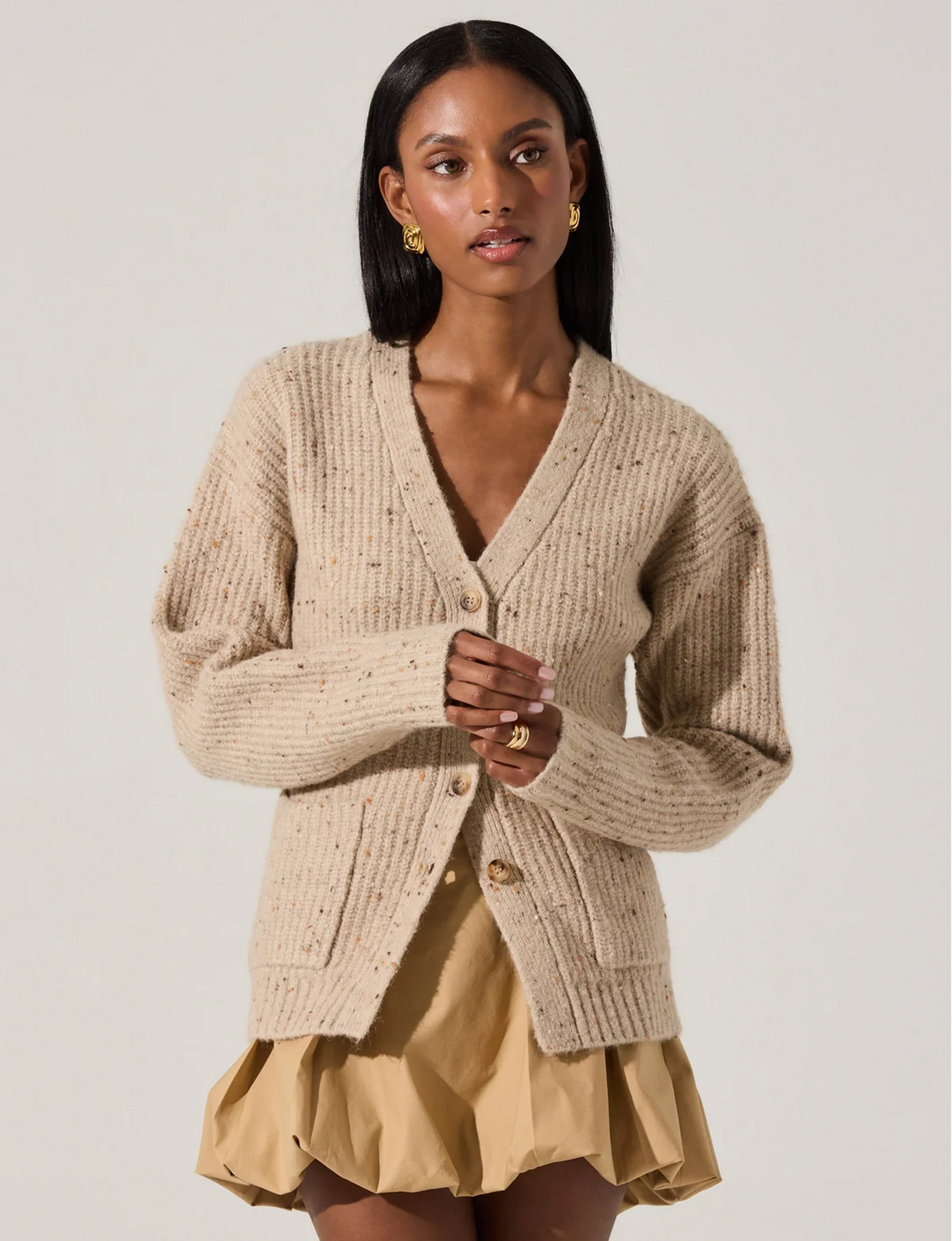 Saffi Sweater, Oatmeal/Multi
