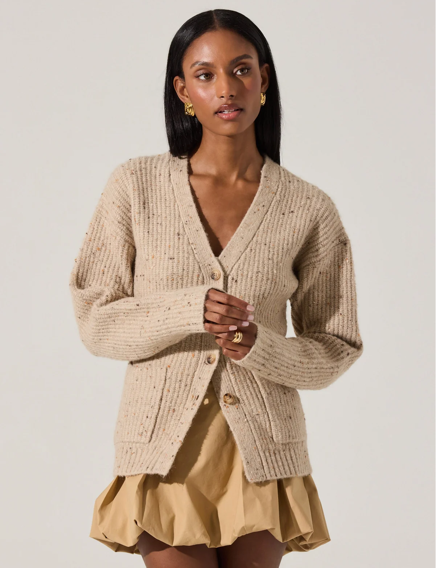 Saffi Sweater, Oatmeal/Multi