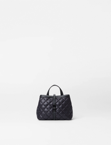 Mini Astor Handle Bag, Black