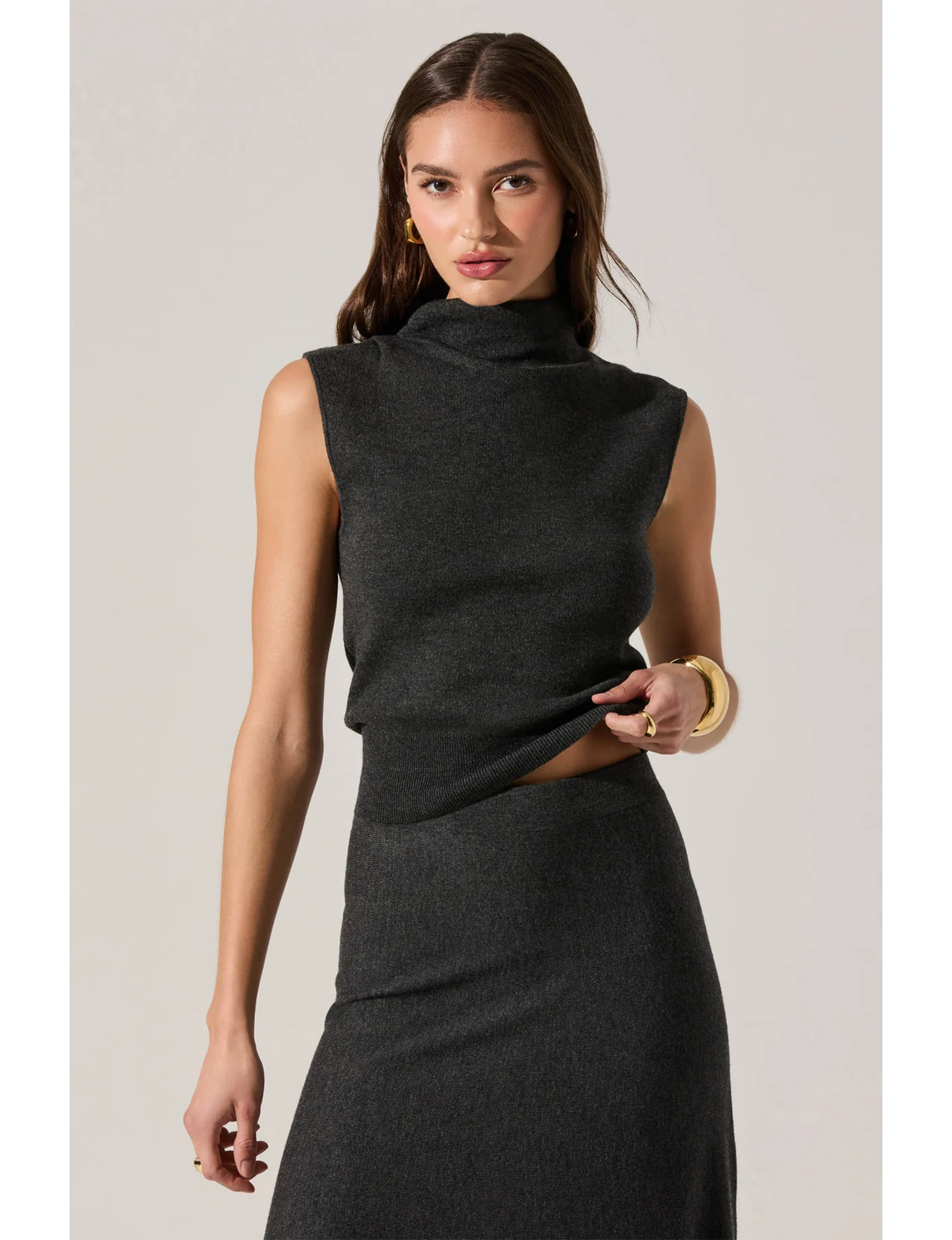 Deora Sweater, Charcoal