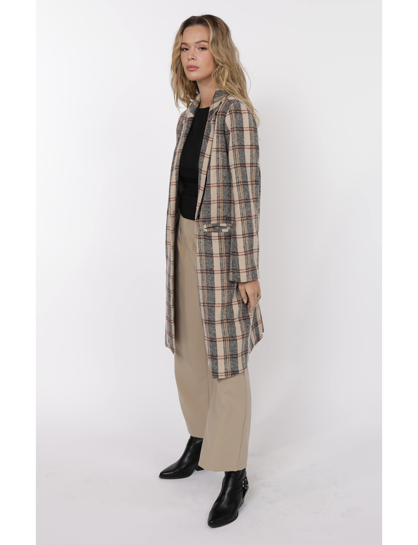 Steady Coat, Camel/Multi