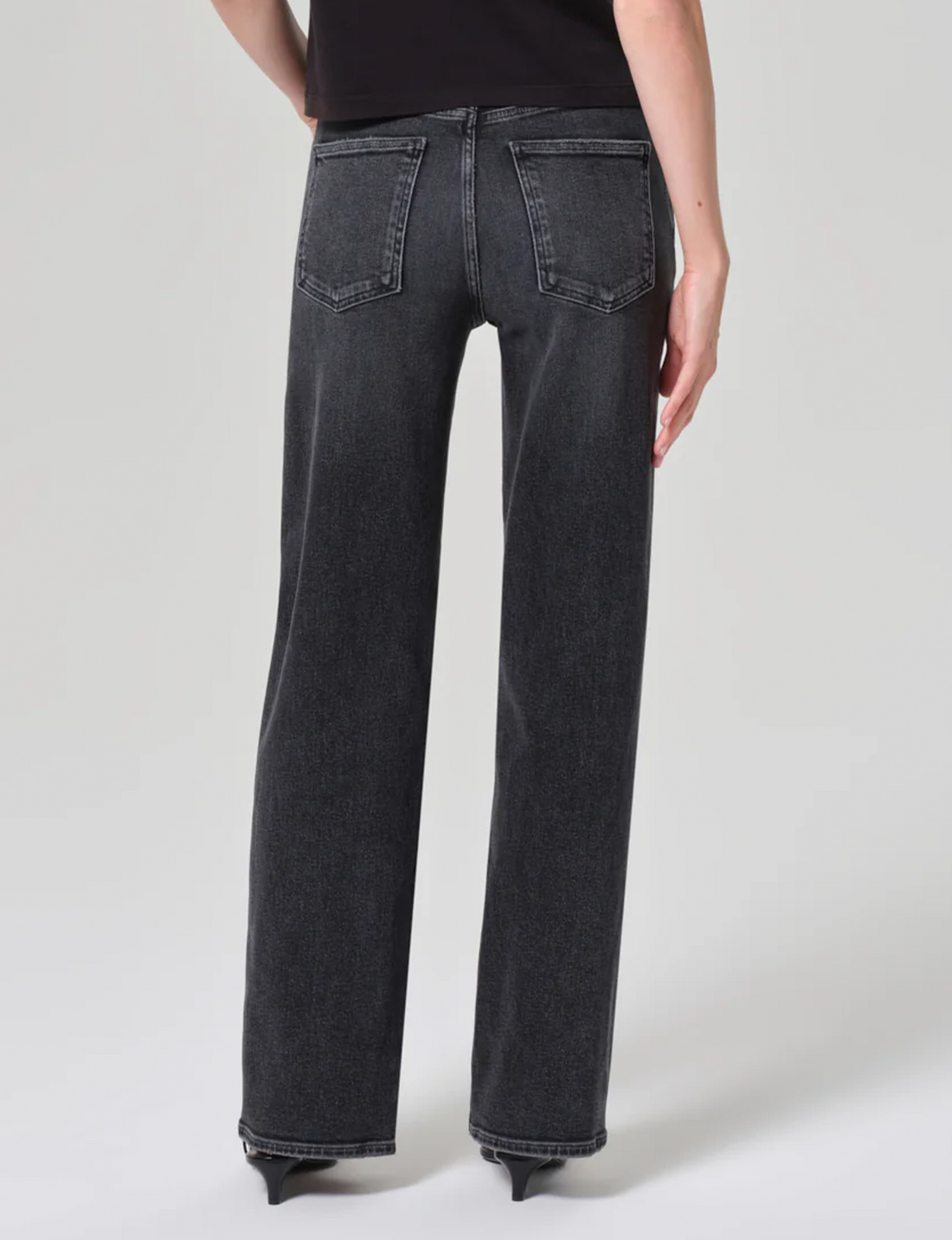 Harper Relaxed Mid Rise Straight, Hush