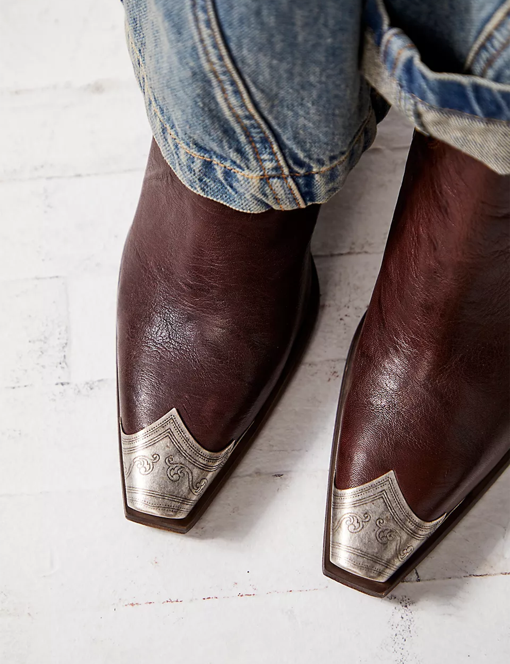 Brayden Western Boot, Hot Fudge