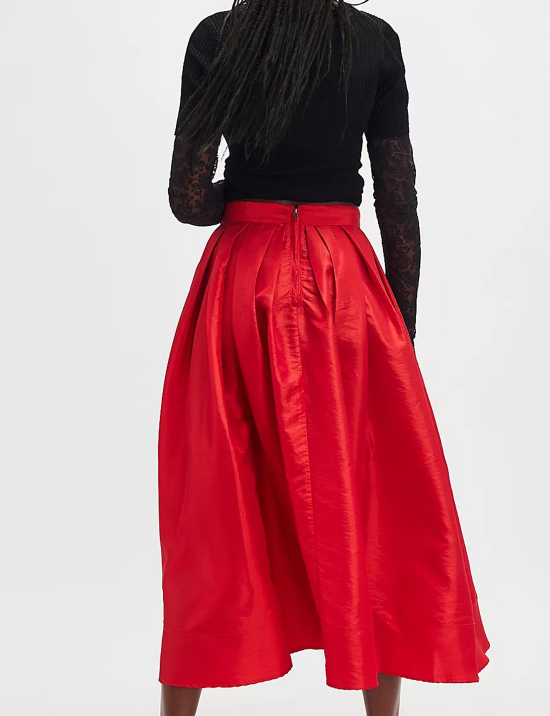 Emilia Full Skirt, High Risk Red