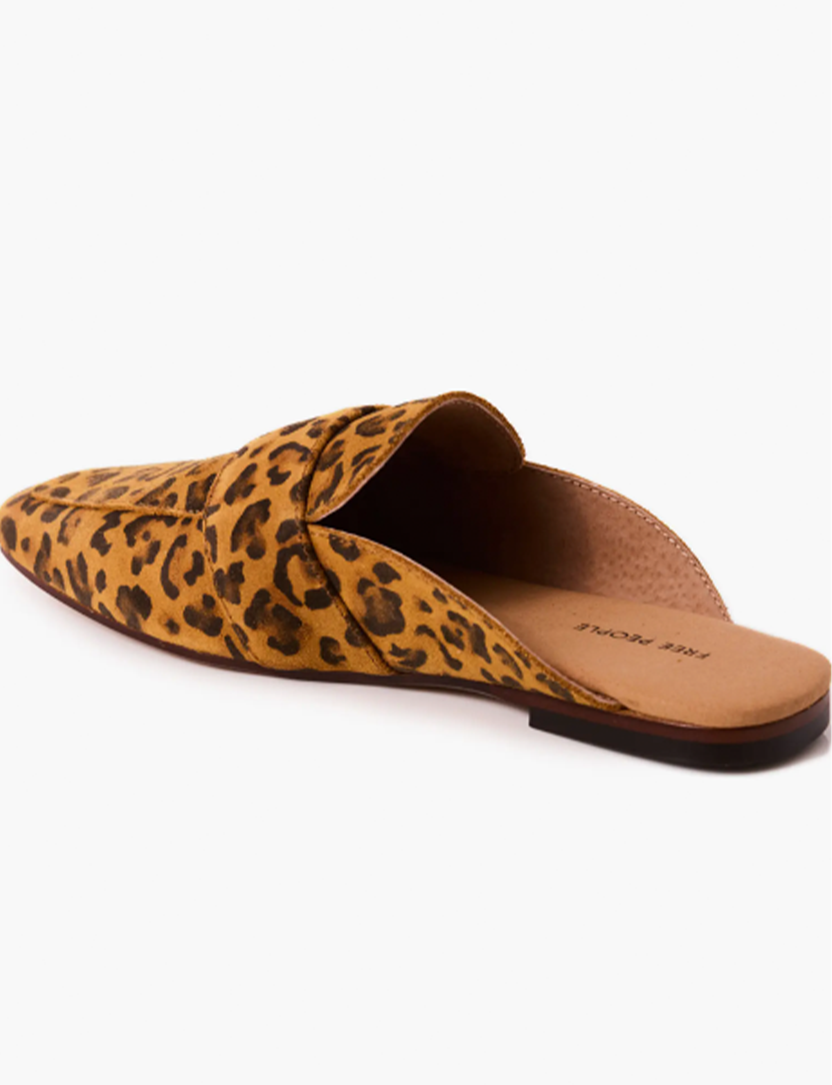 At Ease Loafer Slide, Leopard Suede