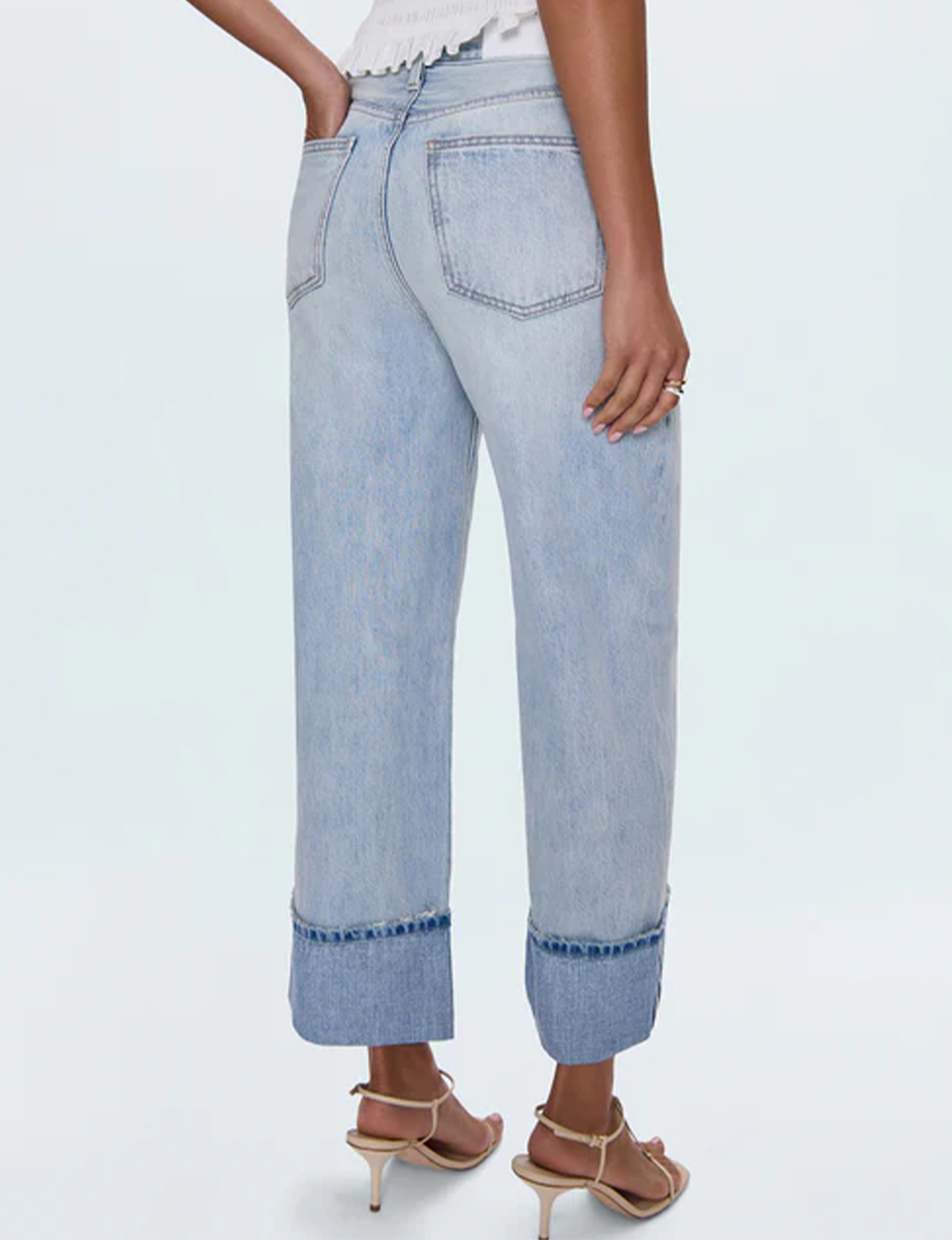 Ryder High Rise Cuffed Leg, Sunrise