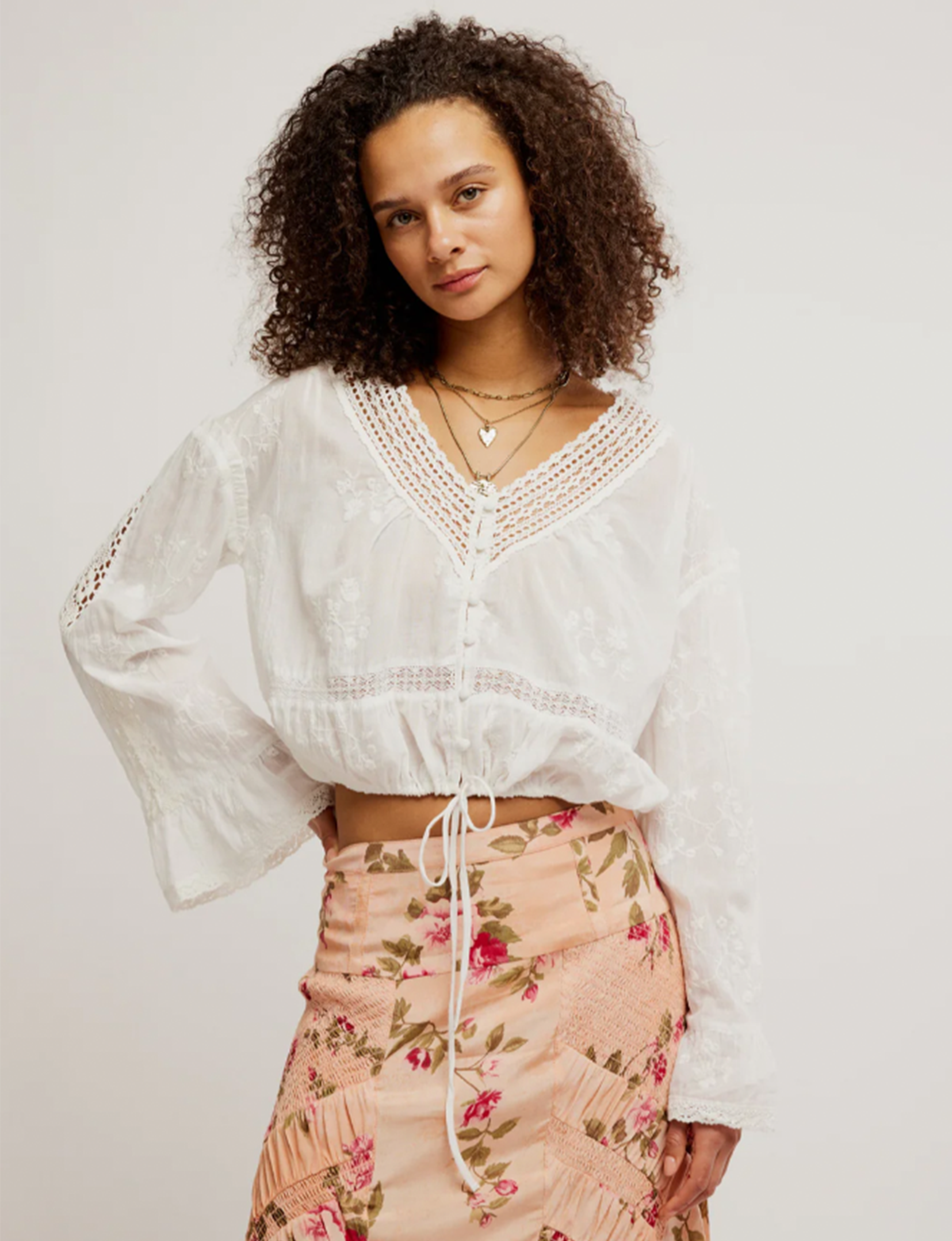 Sweet Love Blouse, Egret