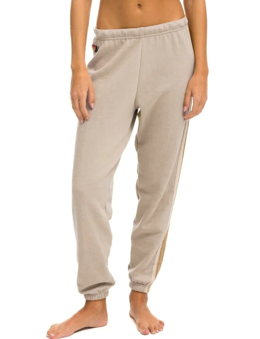 5 Stripe Sweatpants, Sand/Tan