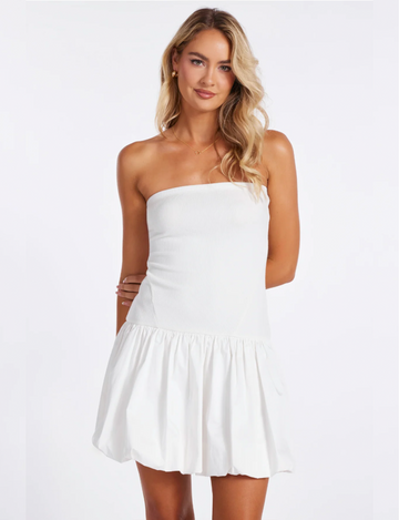 Saylor Bubble Mini Dress, Shell