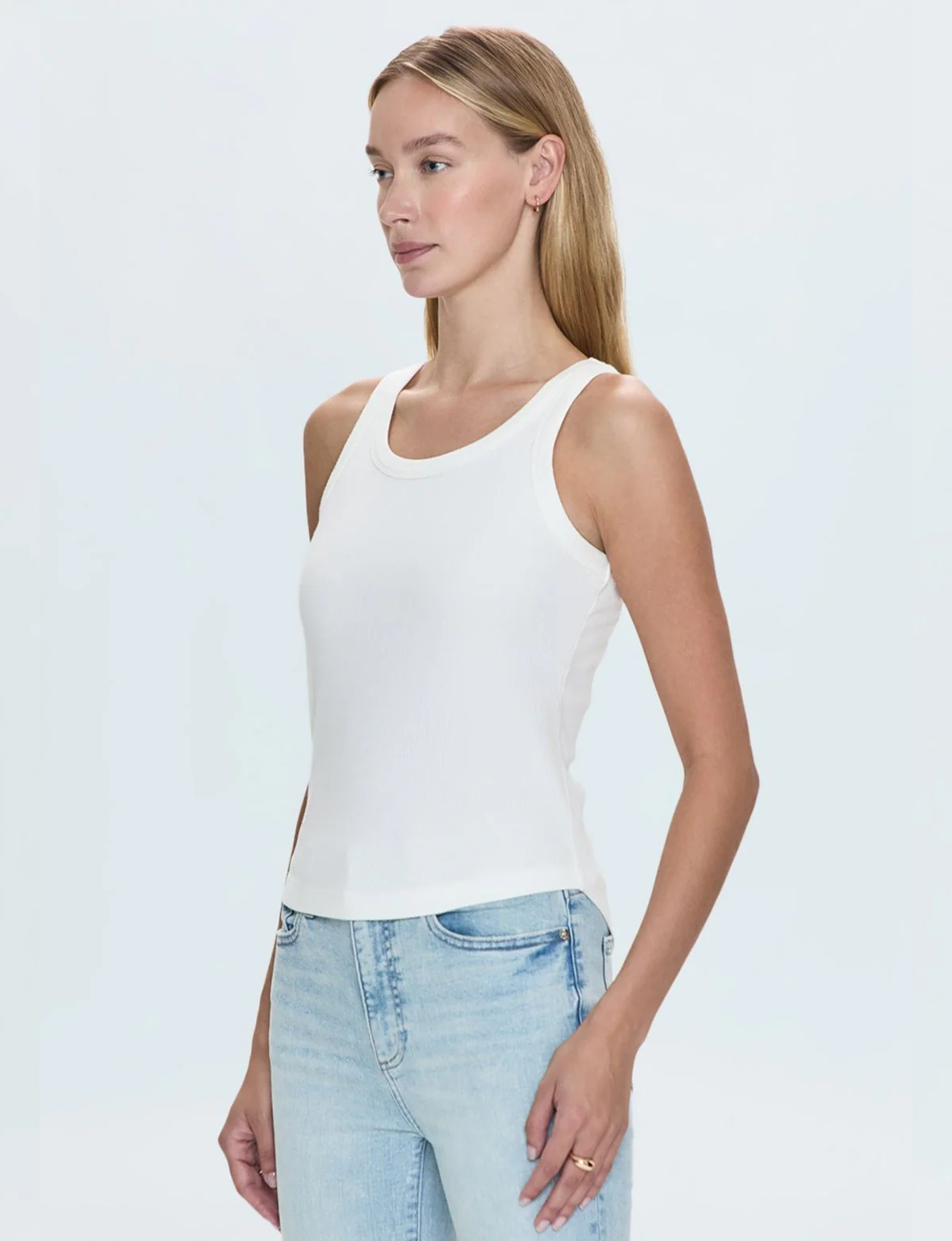 Christy Tank Top, Le Blanc