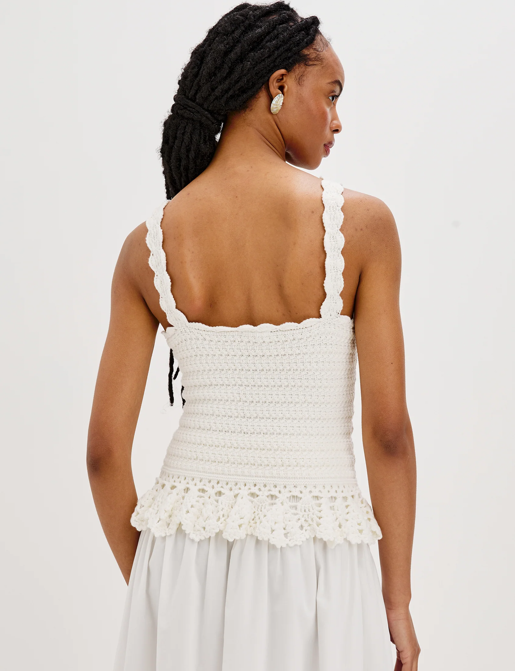 Estefania Top, White