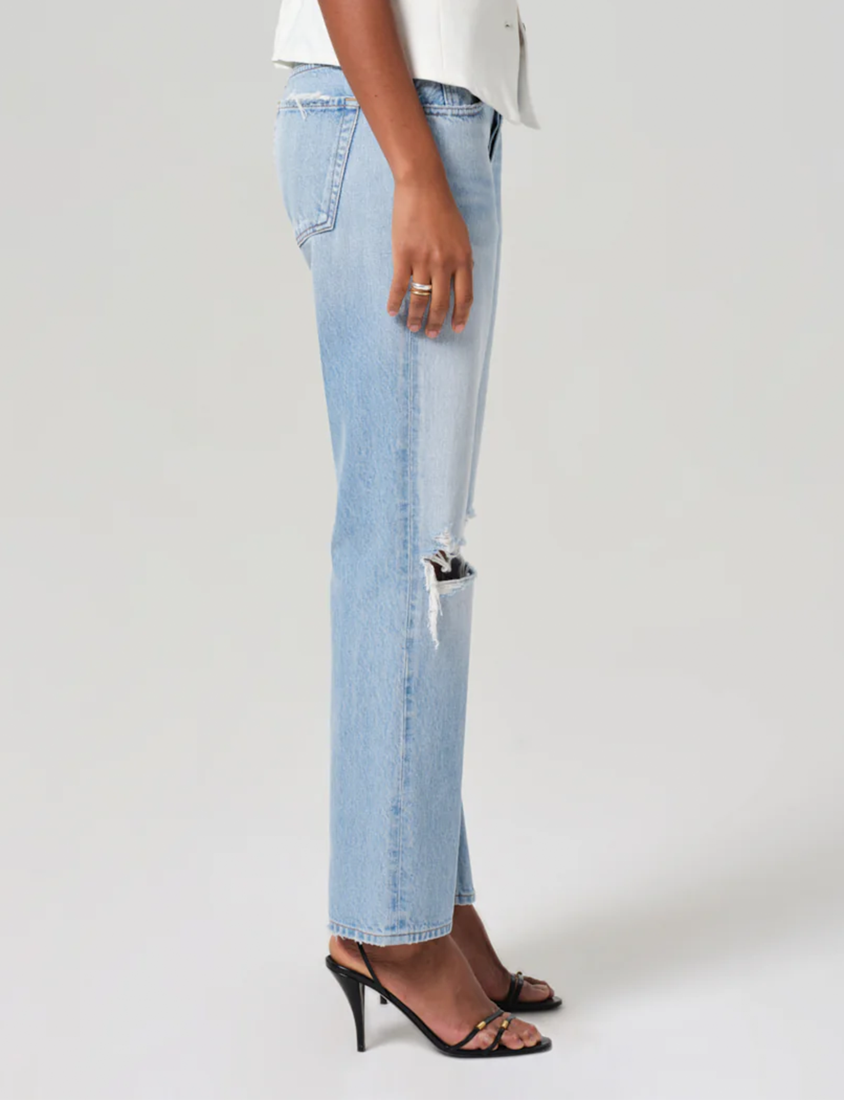 Neve Low Slung Relaxed Jean, Pagoda