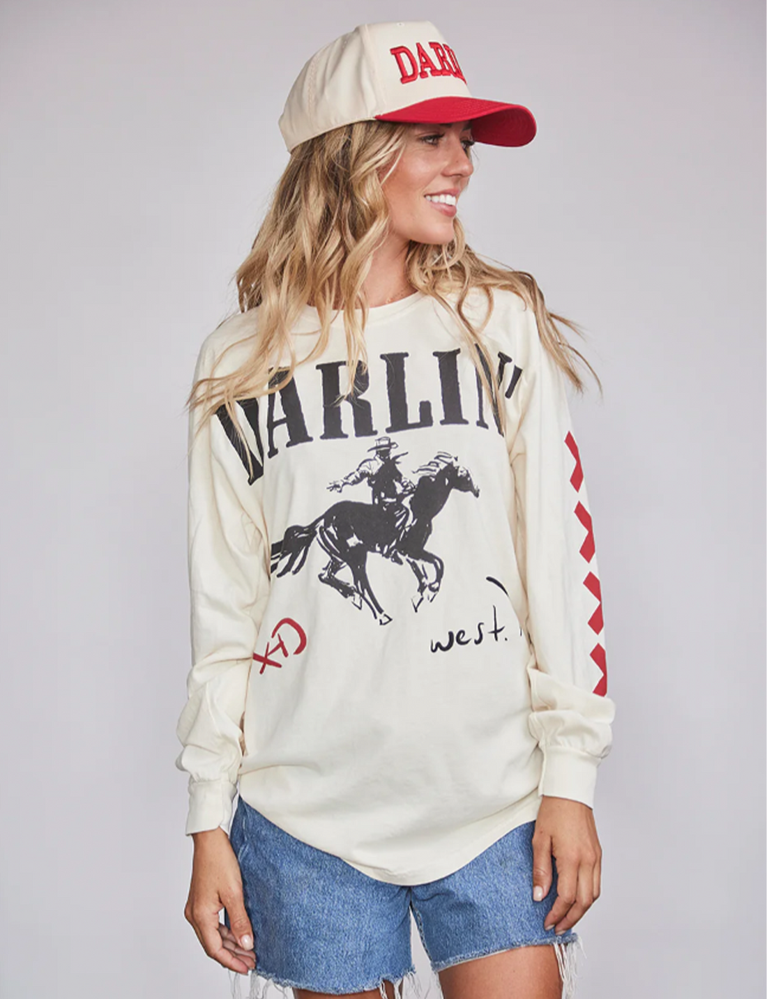 Horseman L/S Tee, Ivory