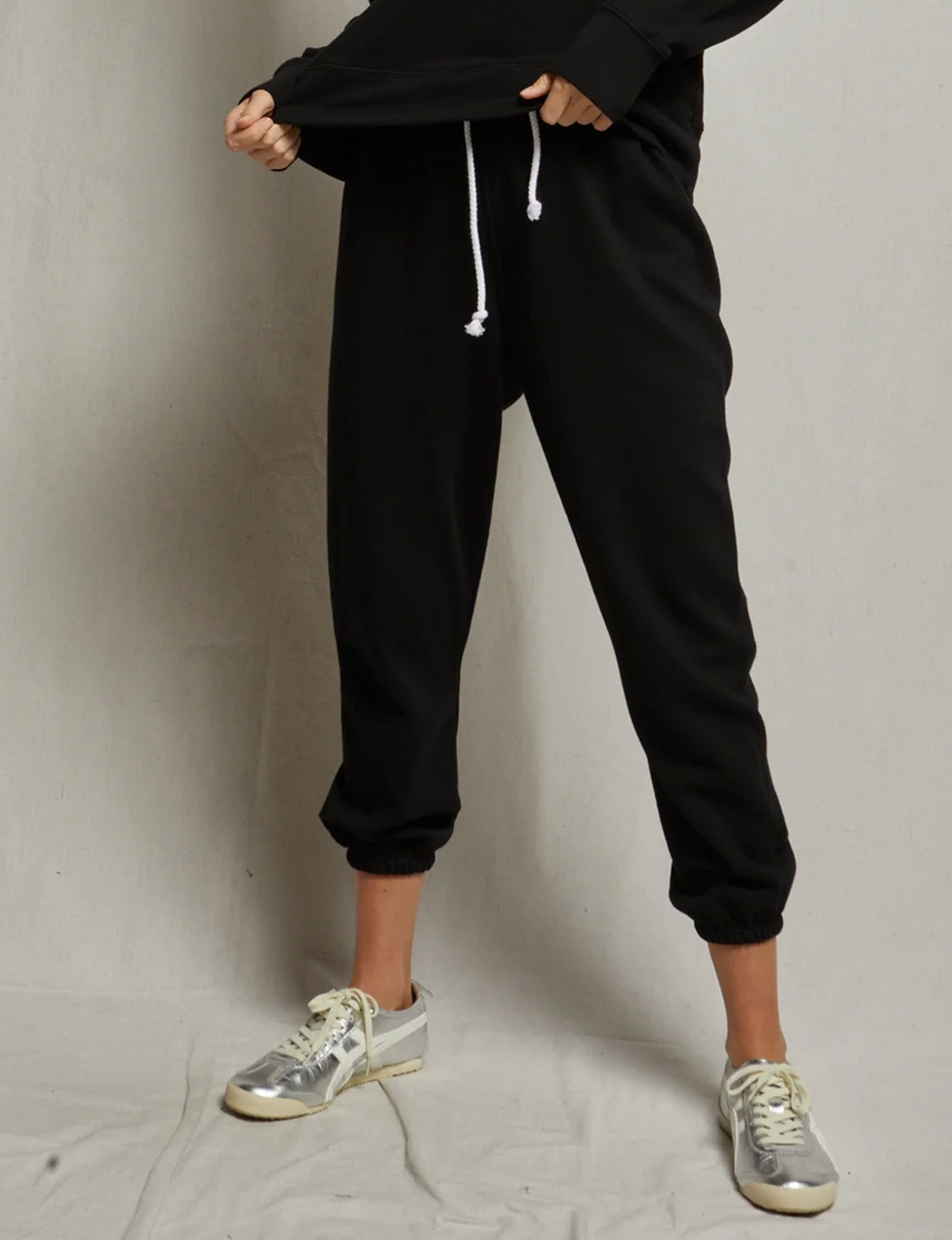 Johnny French Terry Sweatpant, True Black