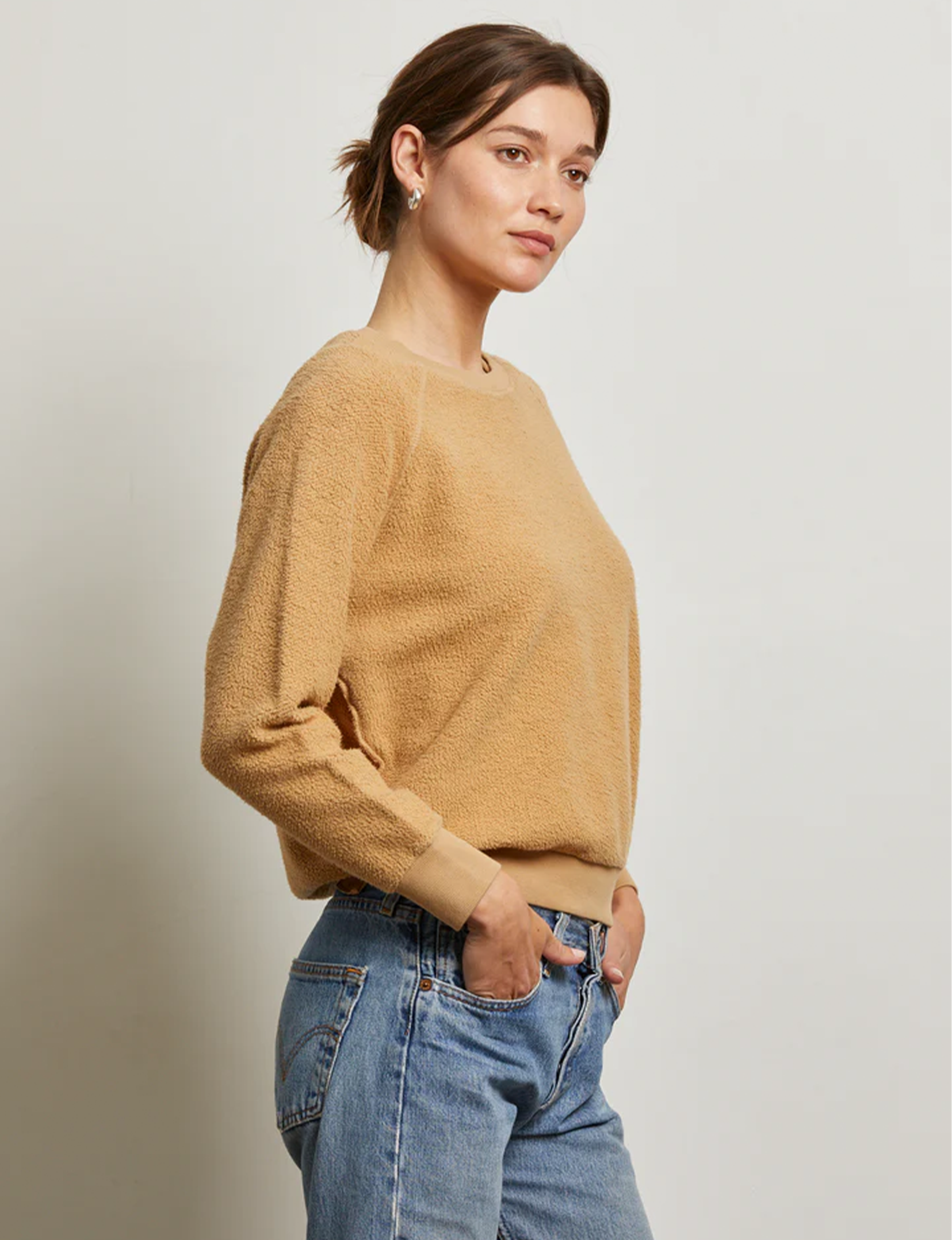 Ziggy Inside Out Sweatshirt, Suede