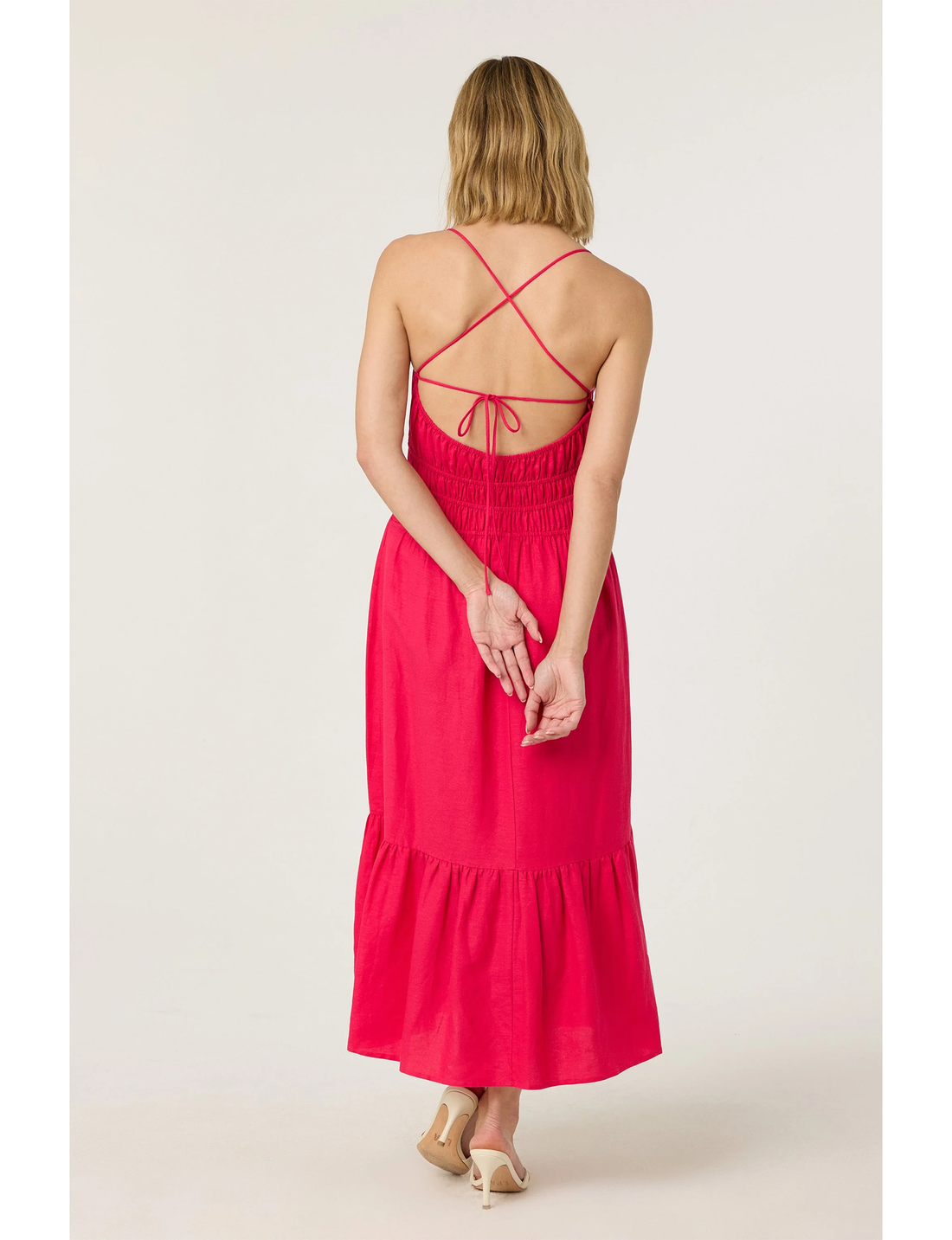 Eleni Dress, Fuchsia