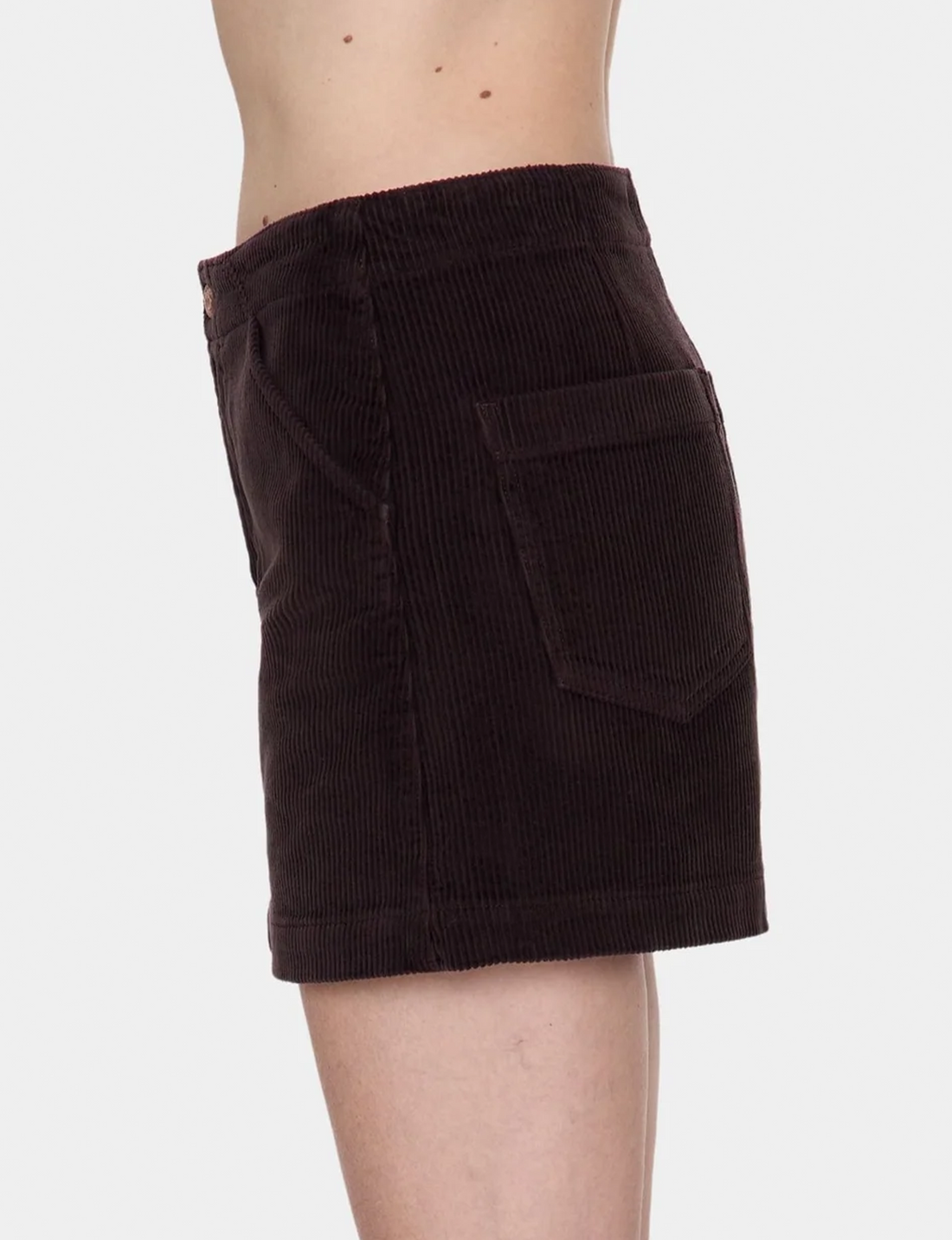 Uma High Rise Mini Skirt, Mocha