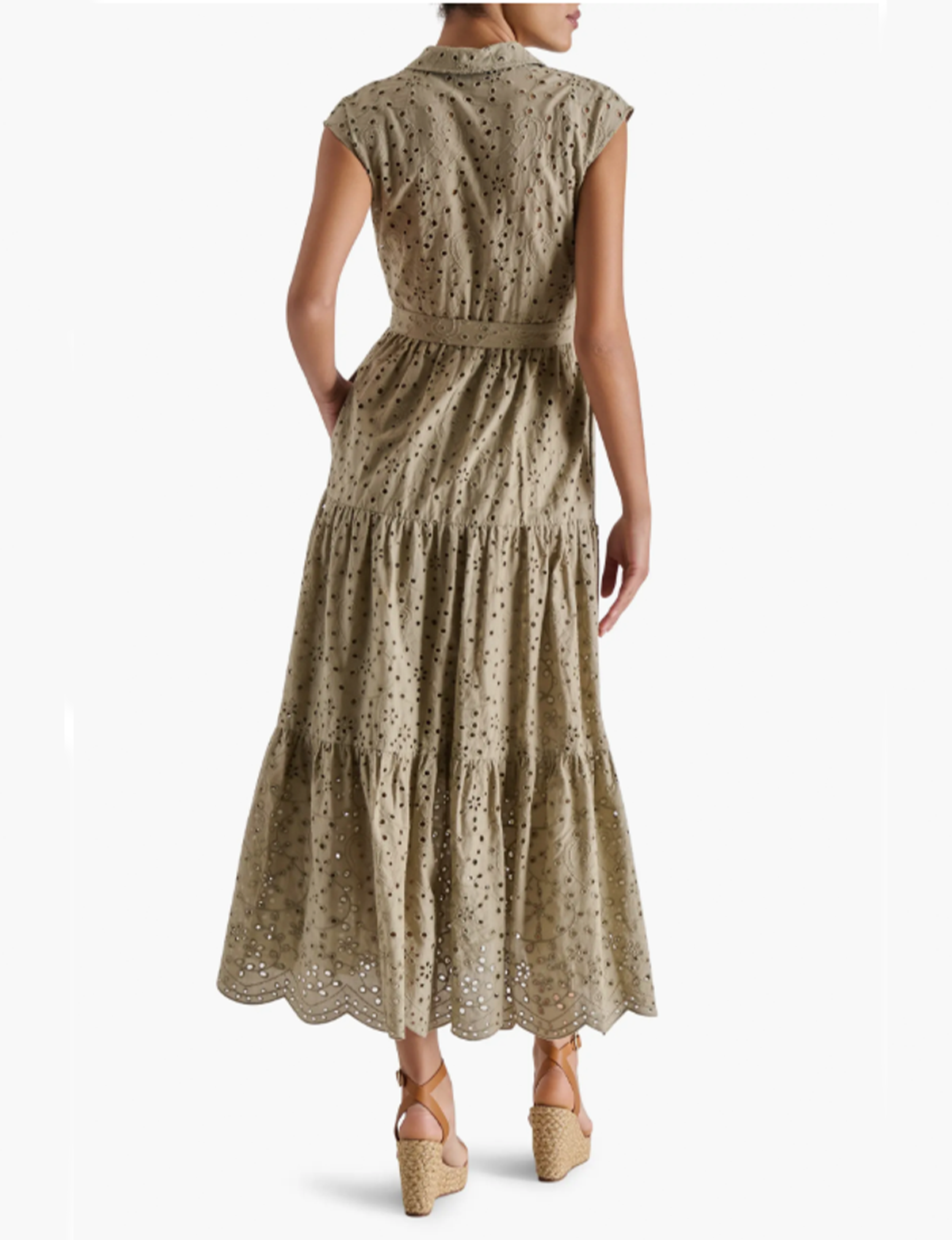 Clover Dress, Silver Sage