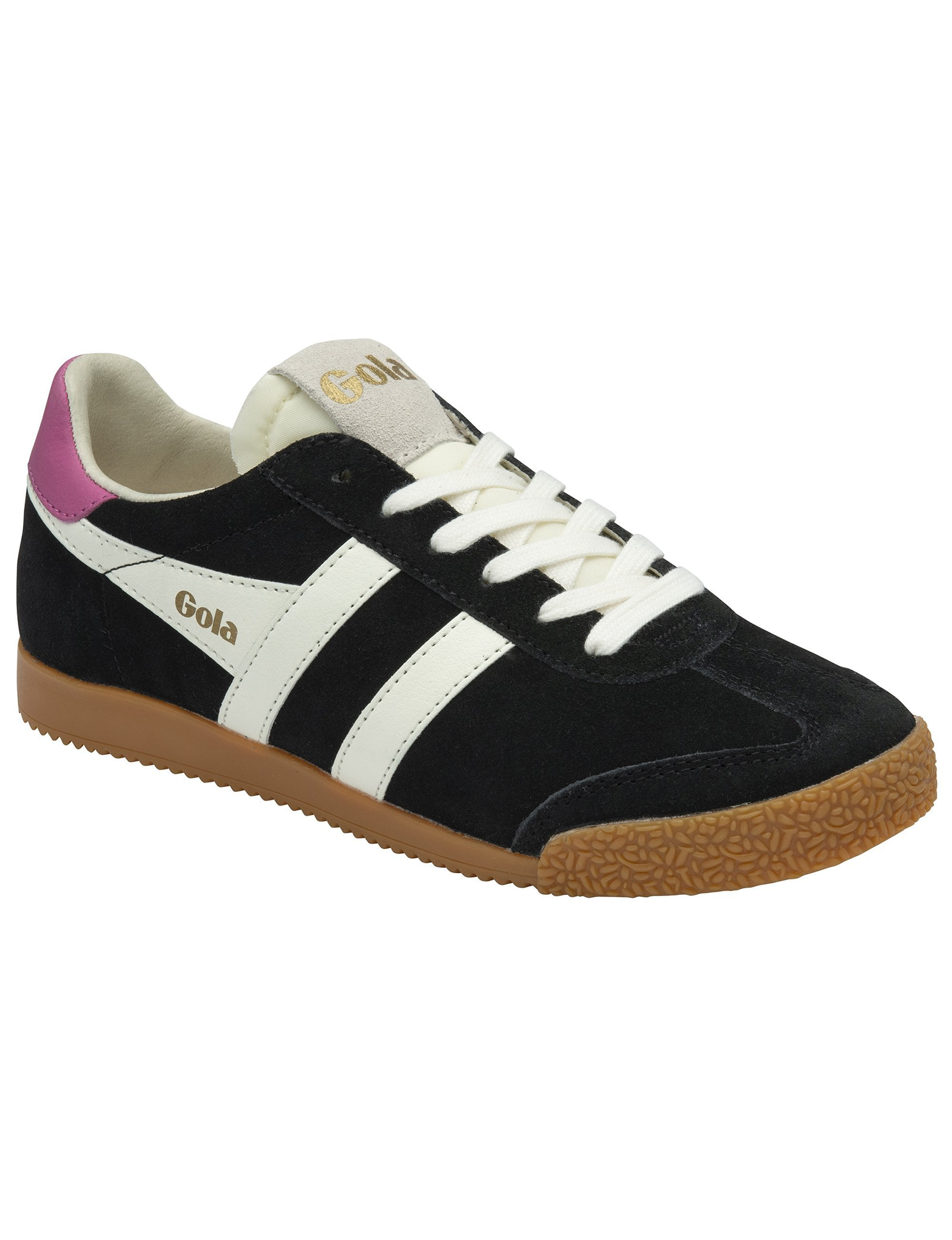 Elan Sneaker, Black/White/Fucshia