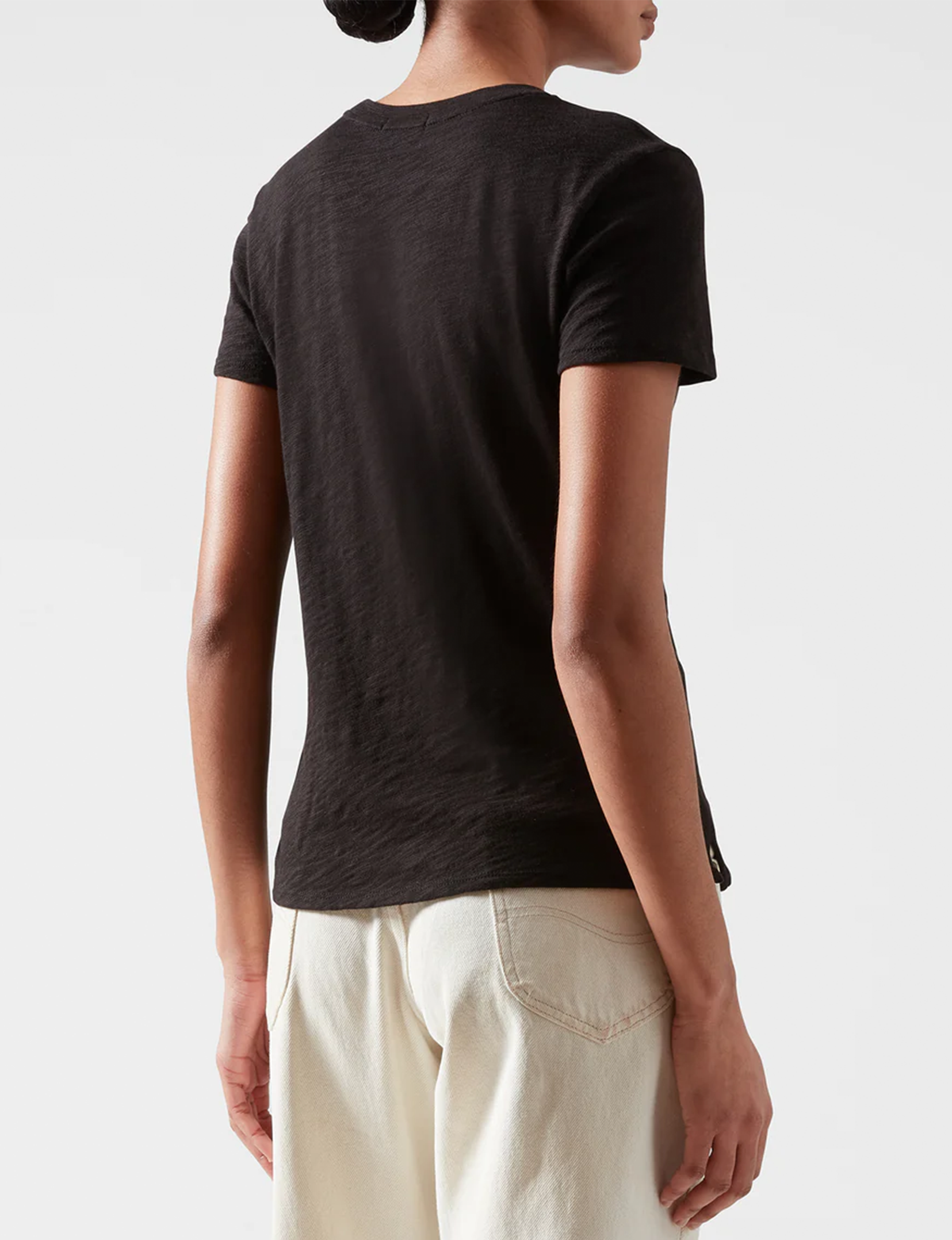 Schoolboy Crew Tee, Black