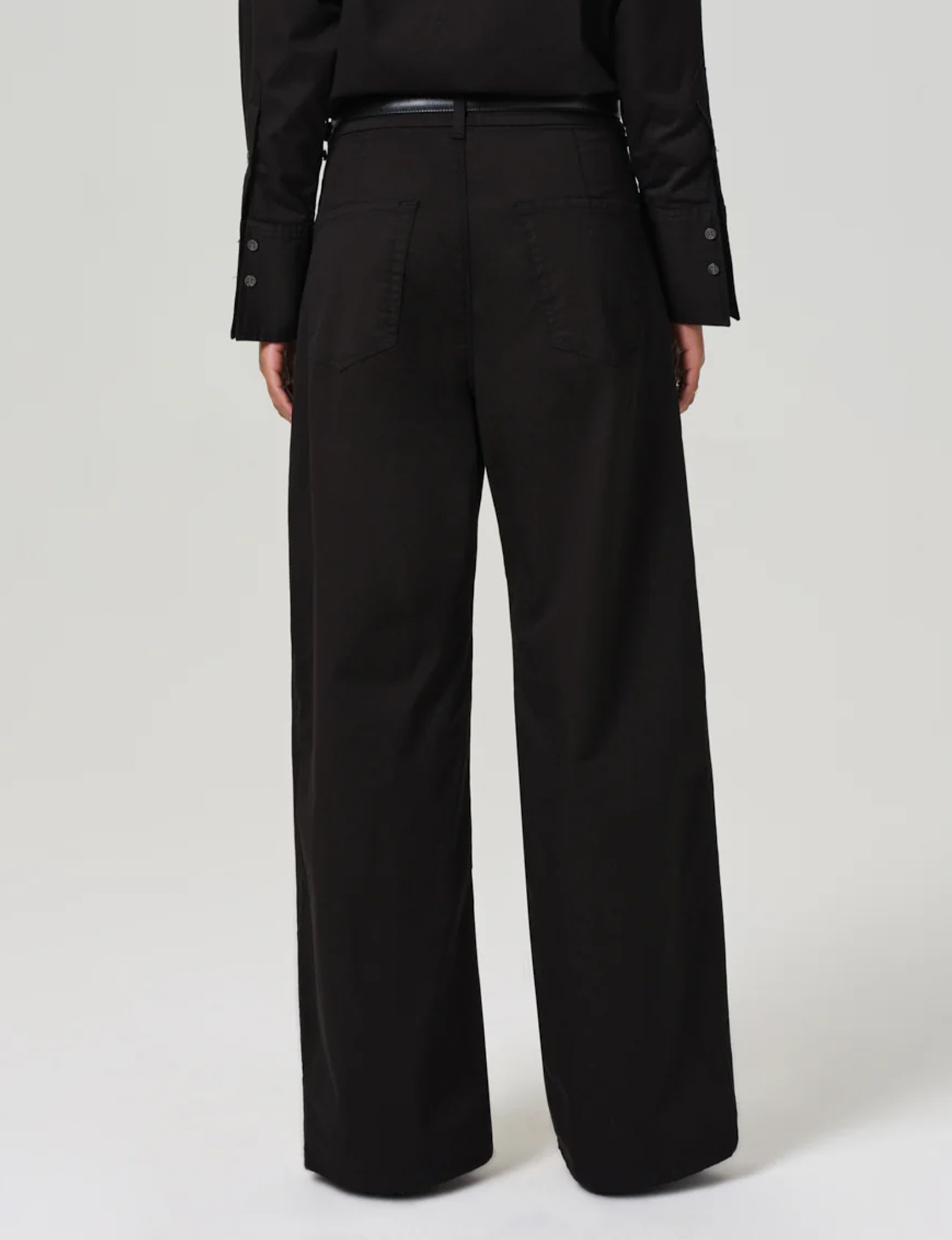 Petra Pleated Trouser, Black