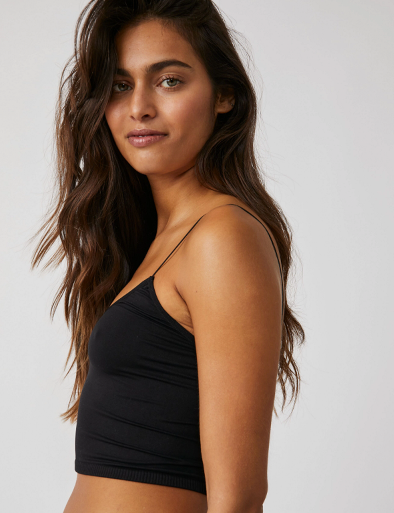 Skinny Strap Brami, Black