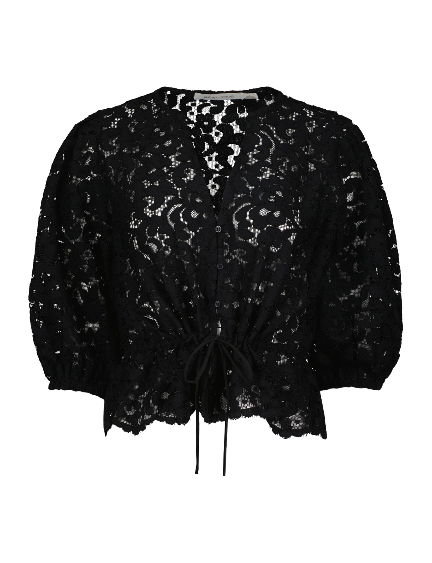 Chloe Lace Top, Black