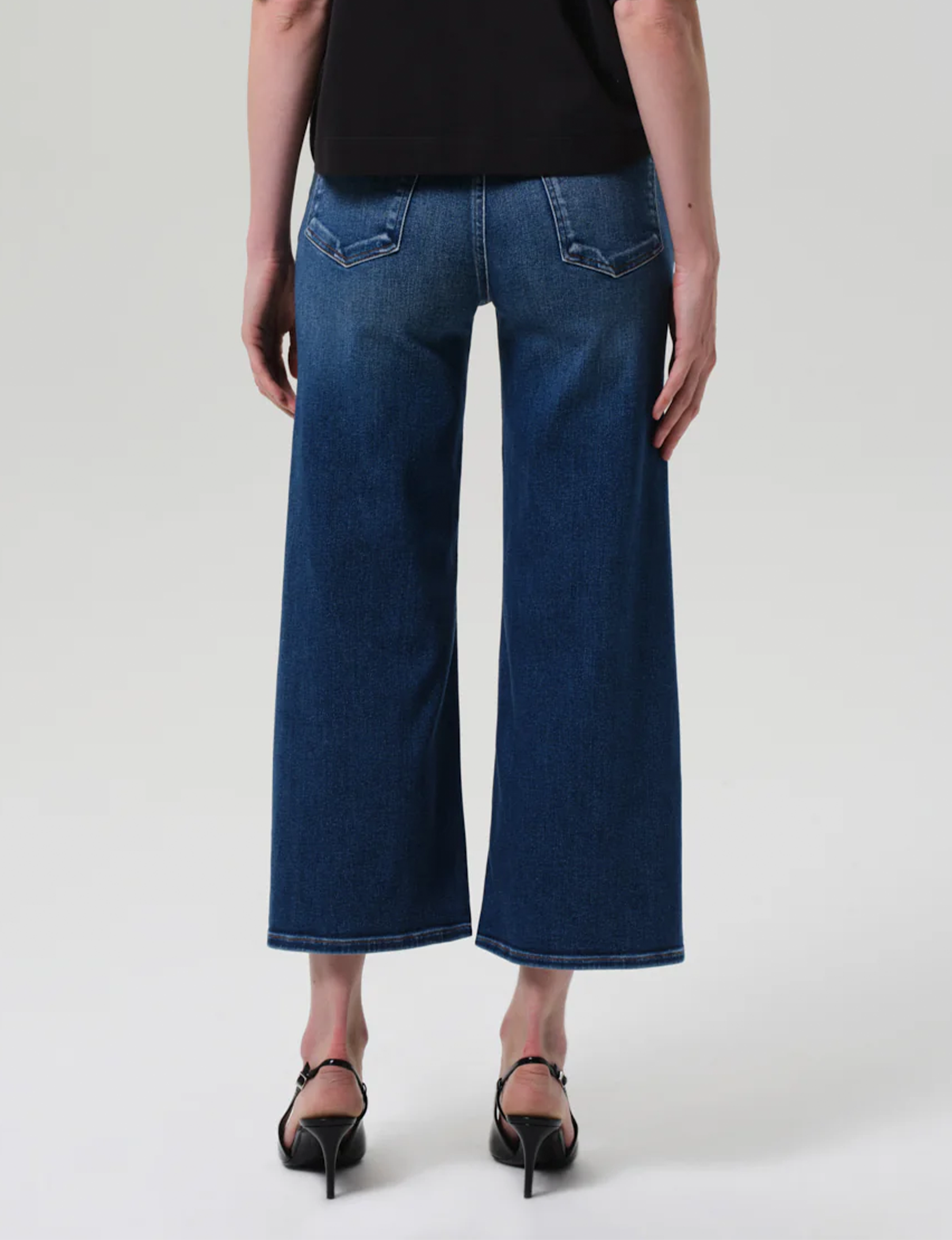 Lyra Cropped Wide Leg, Augusta