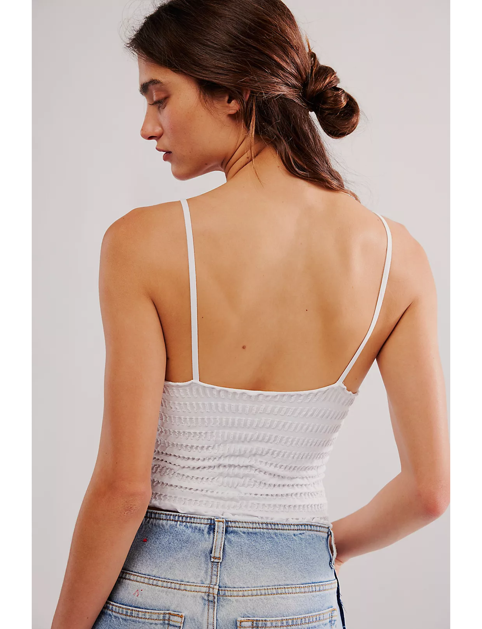 Pucker Up Seamless Cami, Ivory