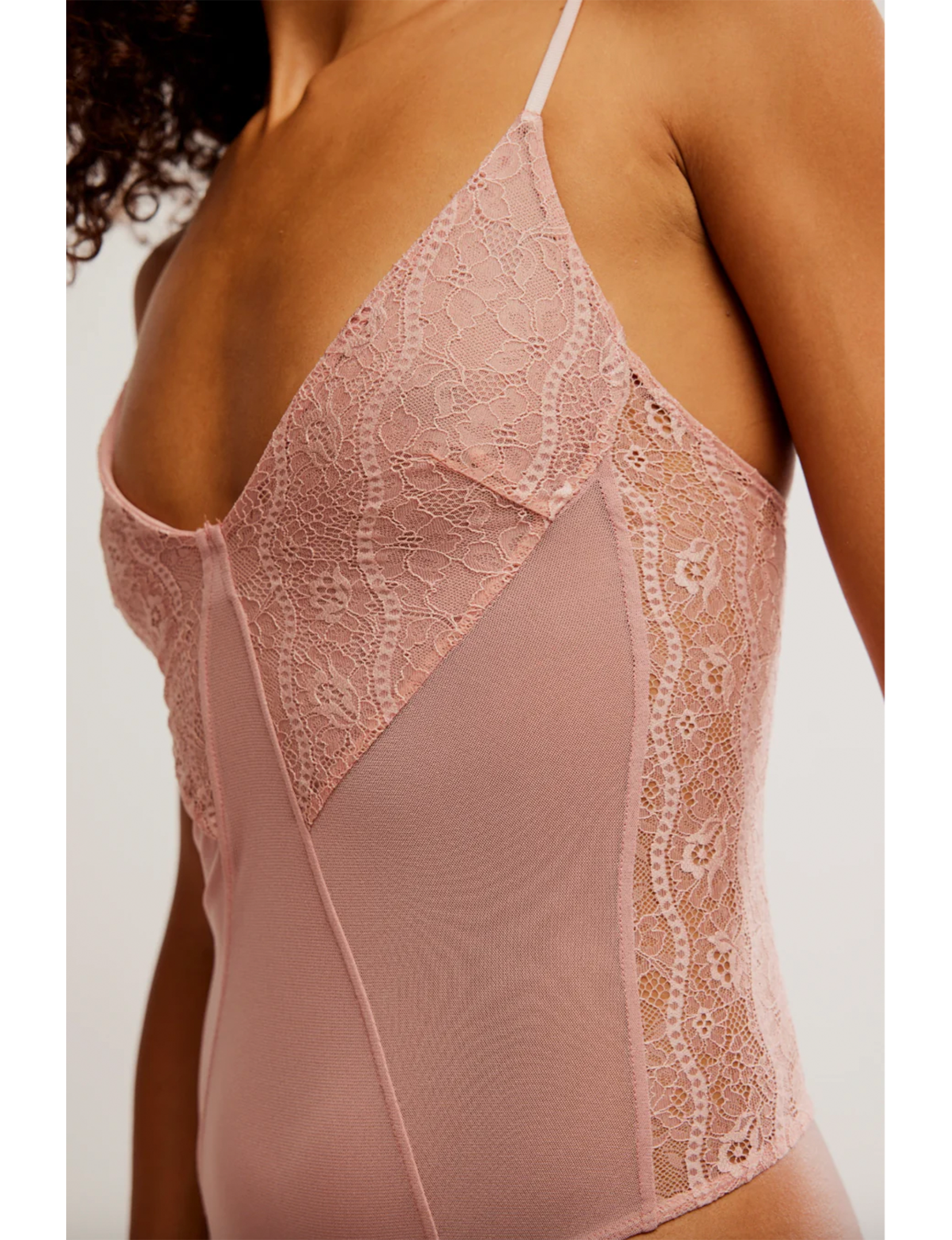 Take My Number Bodysuit, Pink