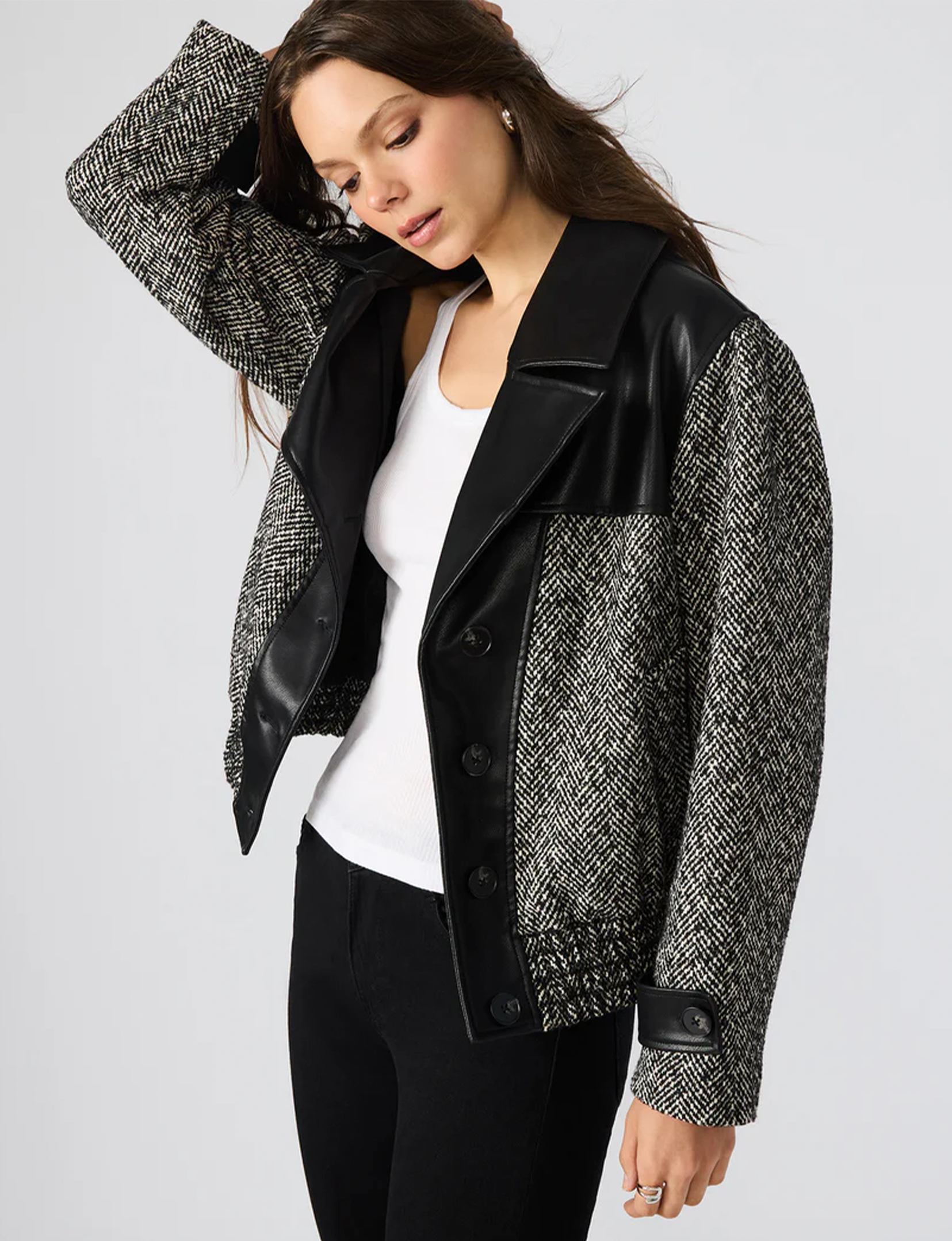 Mercedes Coat, Black