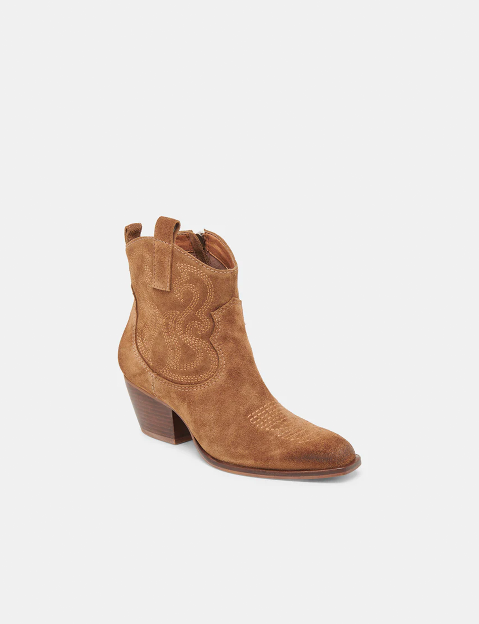 Shania Boot, Brown Suede