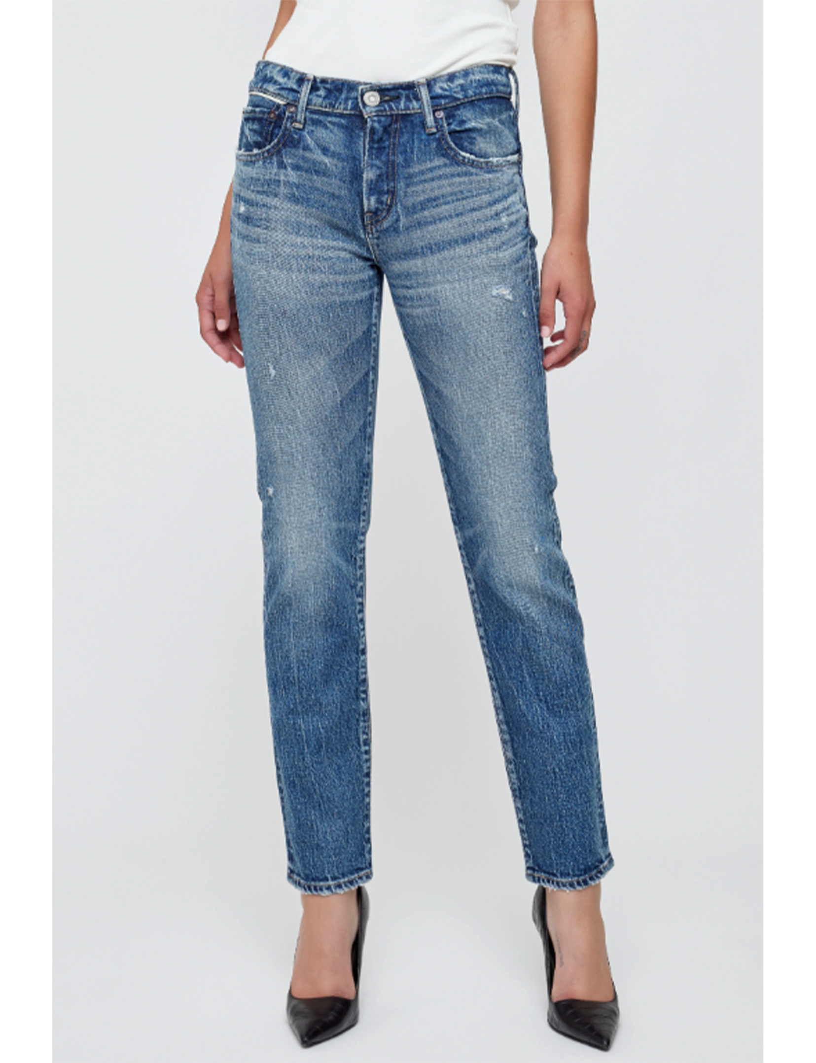 Melrose Slim Straight, Dark Blue